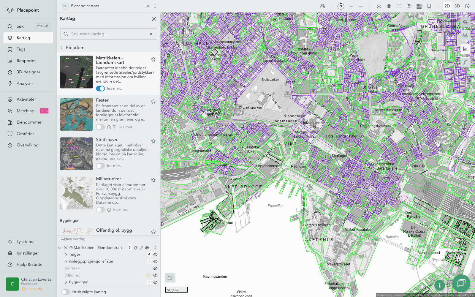 Matrikkelen - Eiendomskart