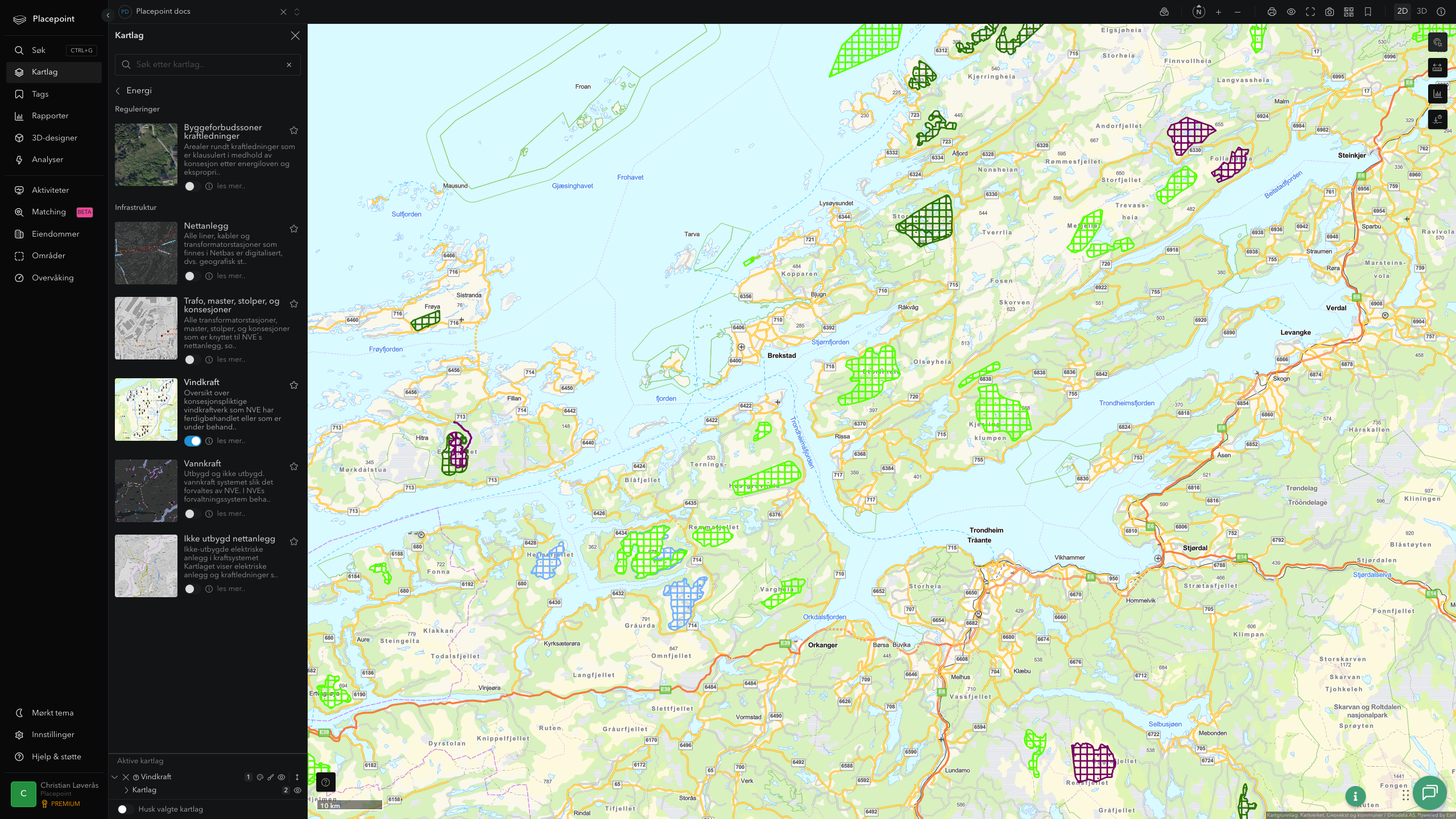 Vindkraft i Placepoint