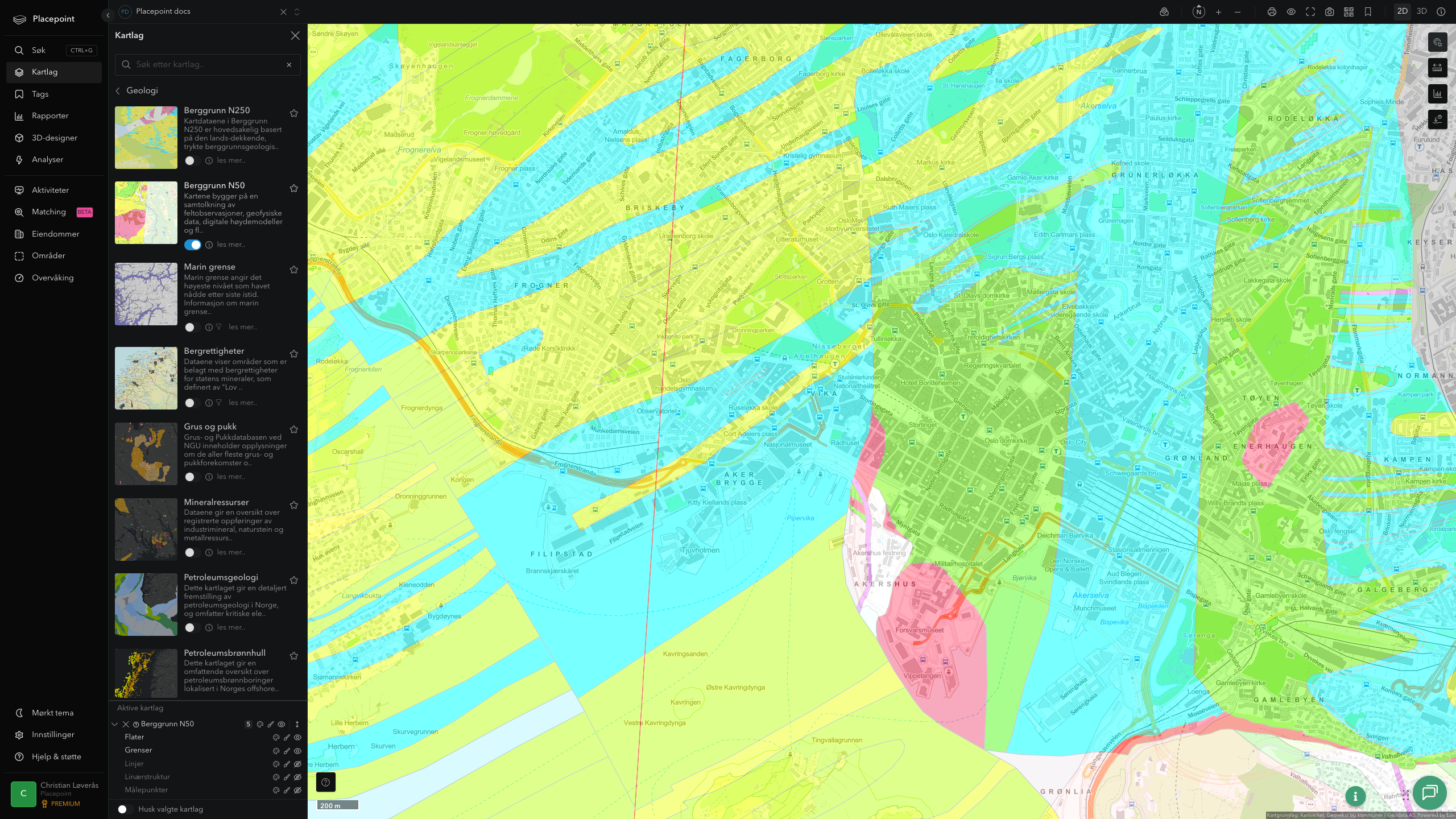 Berggrunn N50 i Placepoint