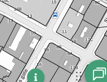 Info og chat i bunnhjørnet