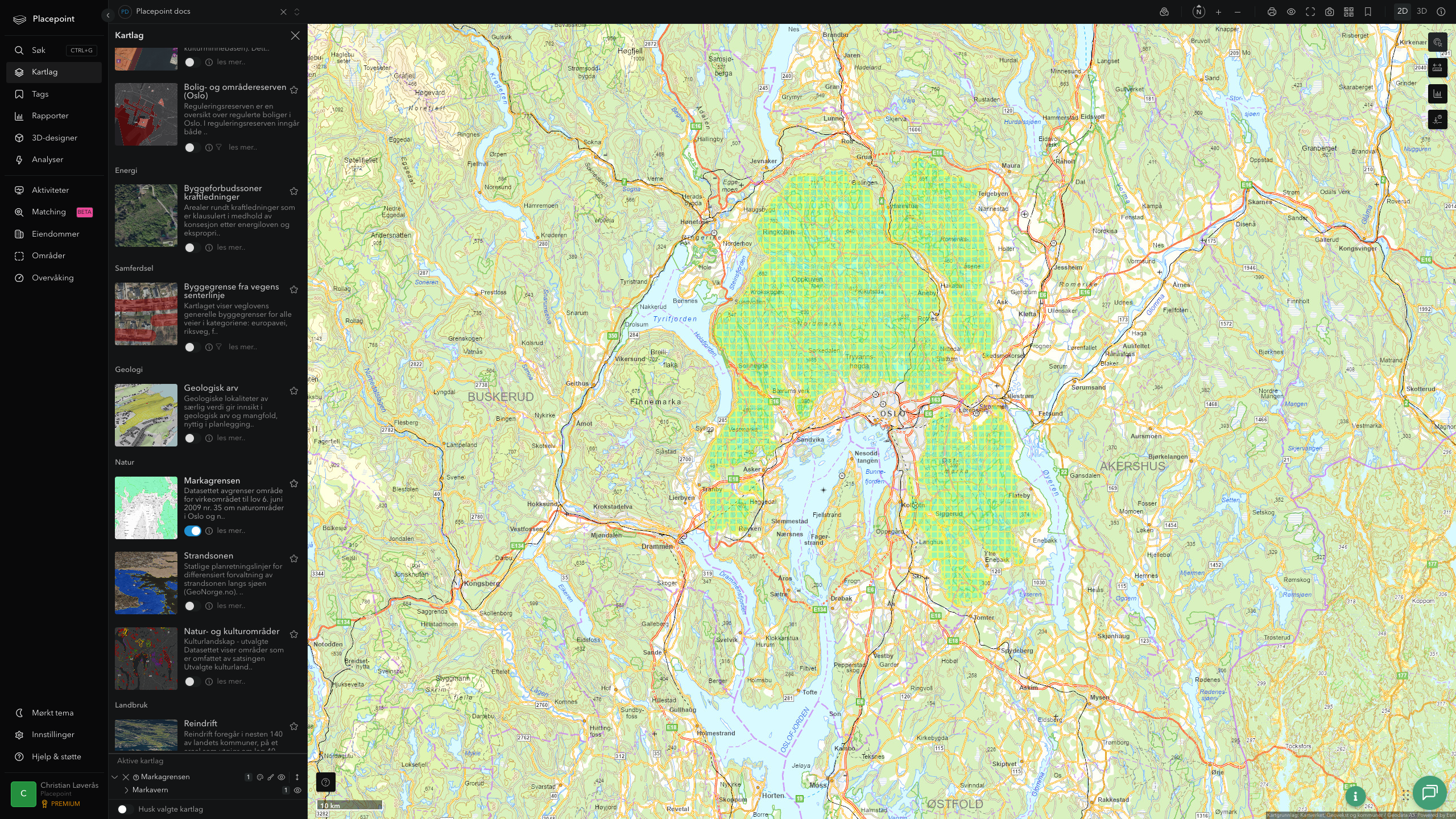 Markagrensen