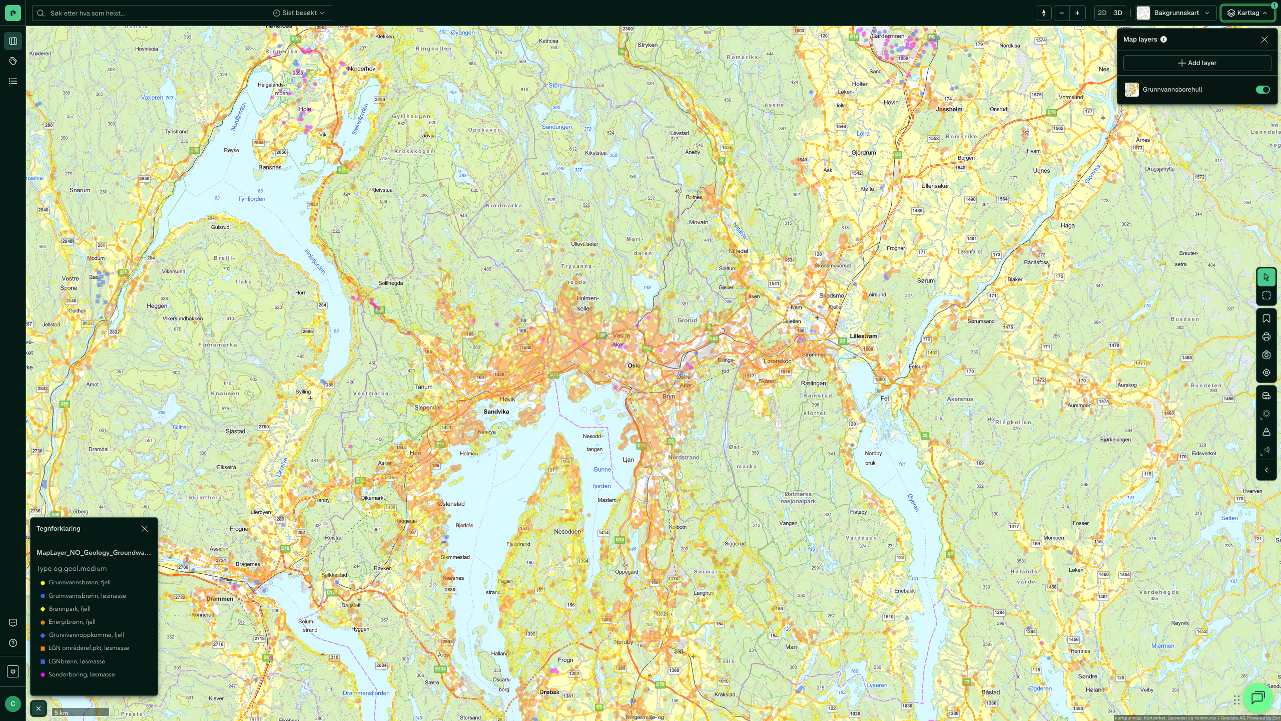 Grunnvannsborehull i Placepoint