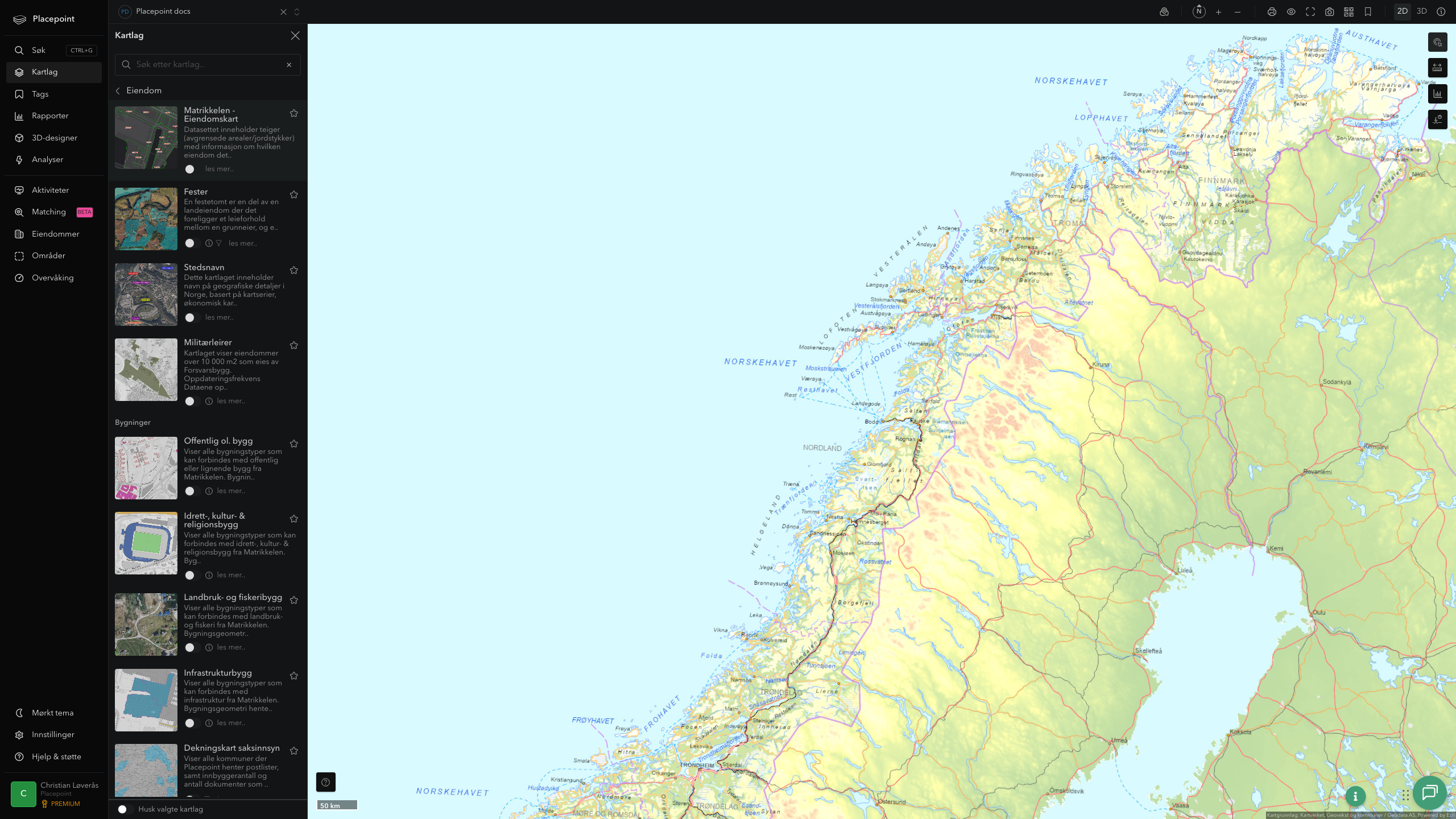 Nordland fylkeskommune i Placepoint