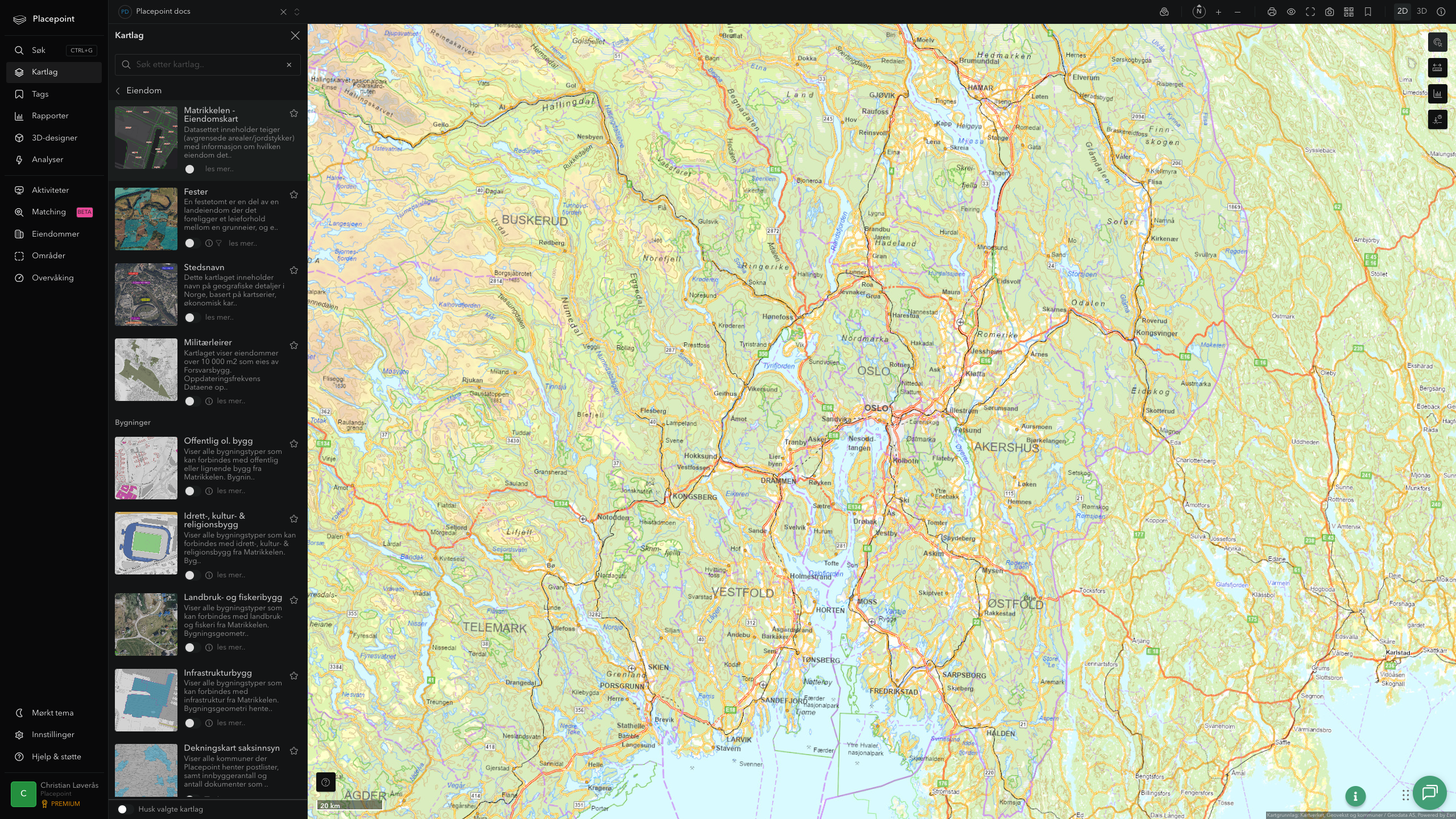 Oslo fylkeskommune i Placepoint