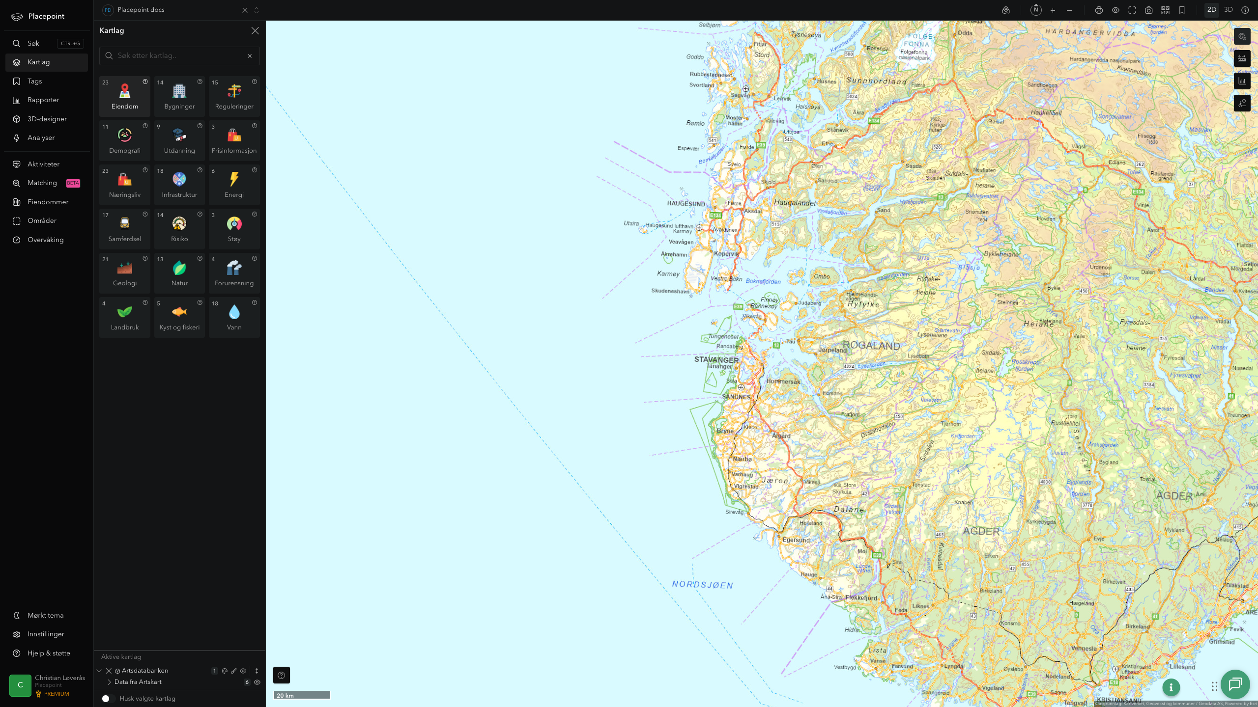 Rogaland - artsdatabanken