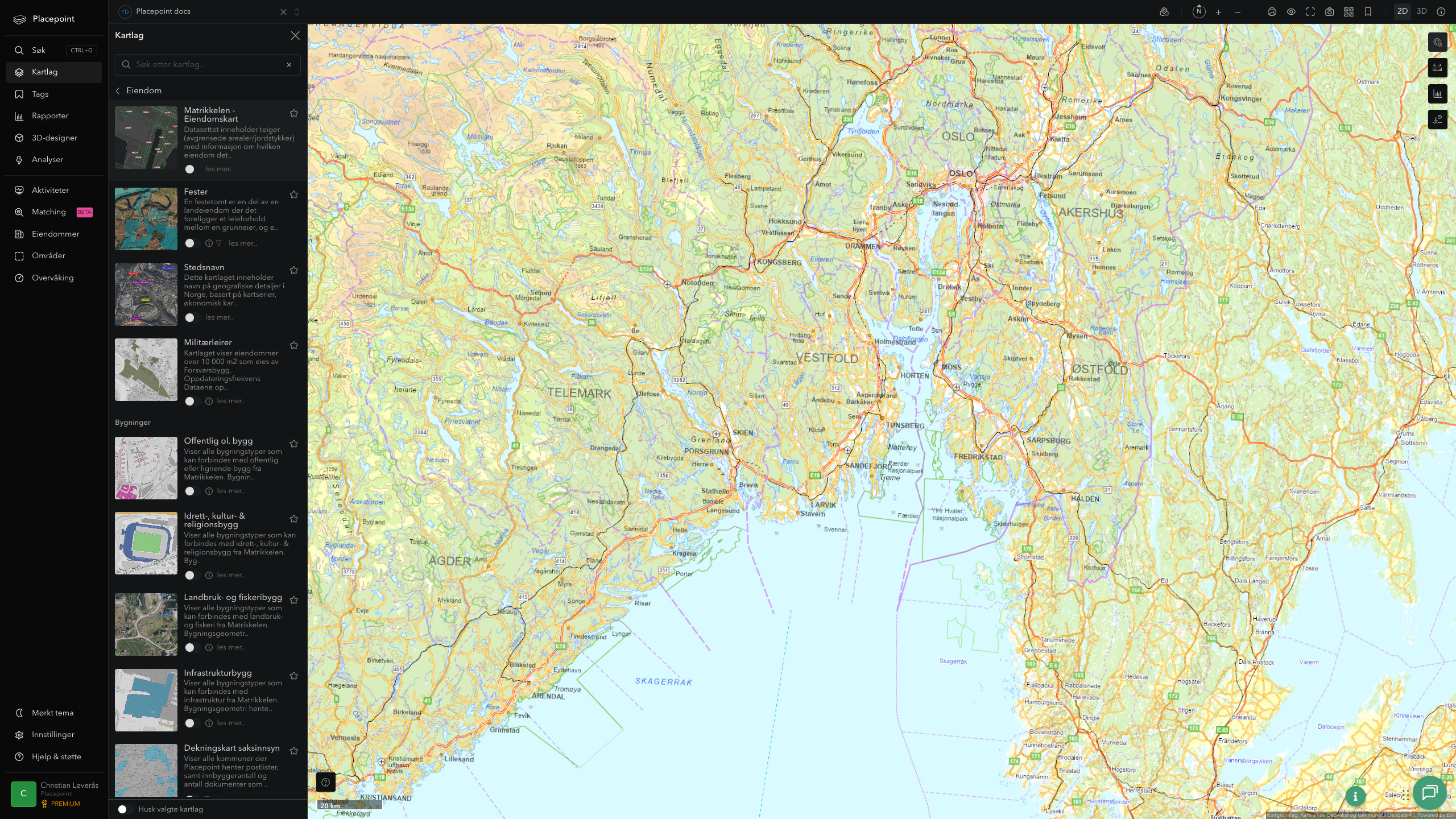 Vestfold fylkeskommune i Placepoint