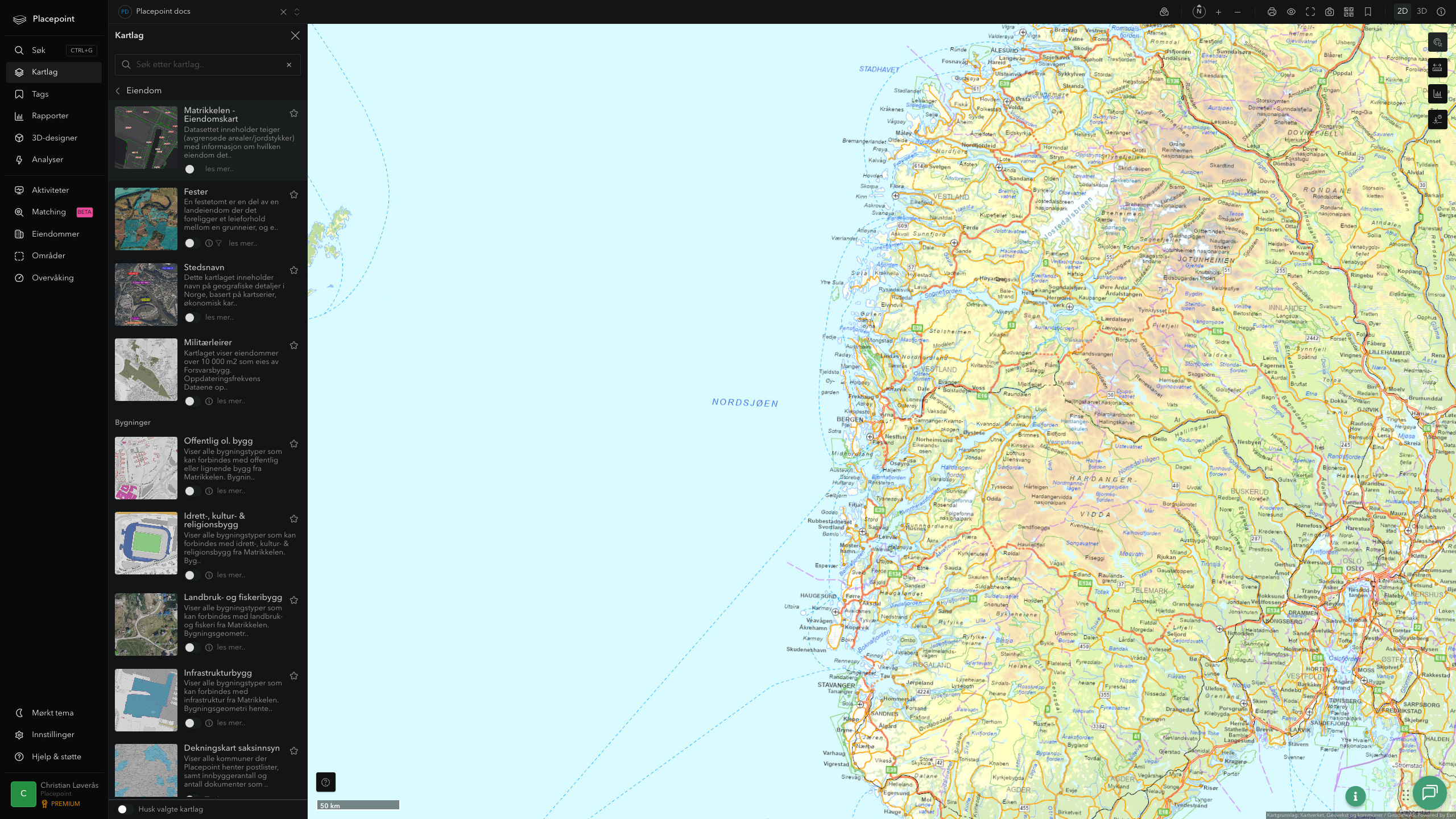Vestland fylkeskommune i Placepoint