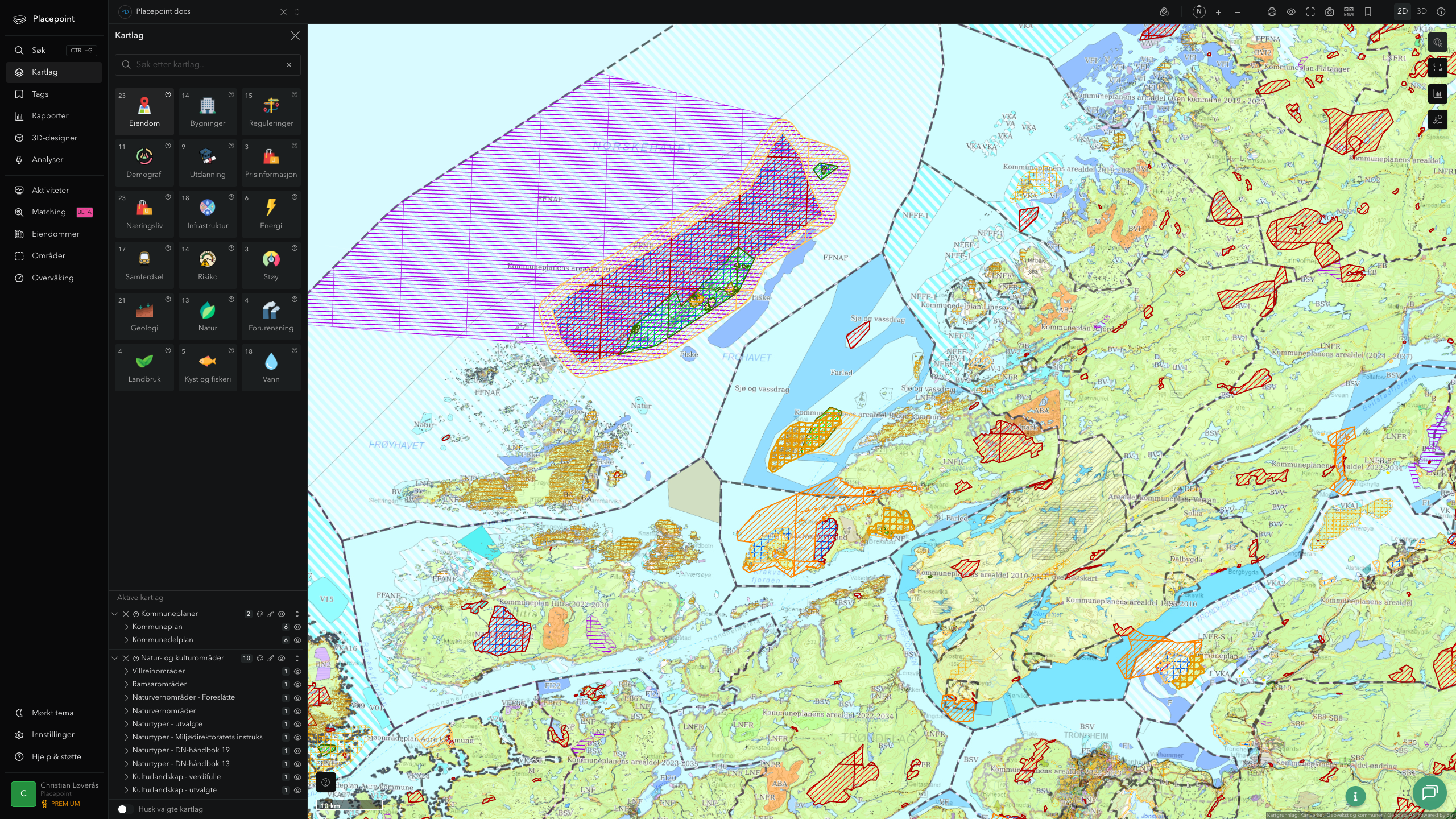 Ørland - kommuneplaner og kulturområder