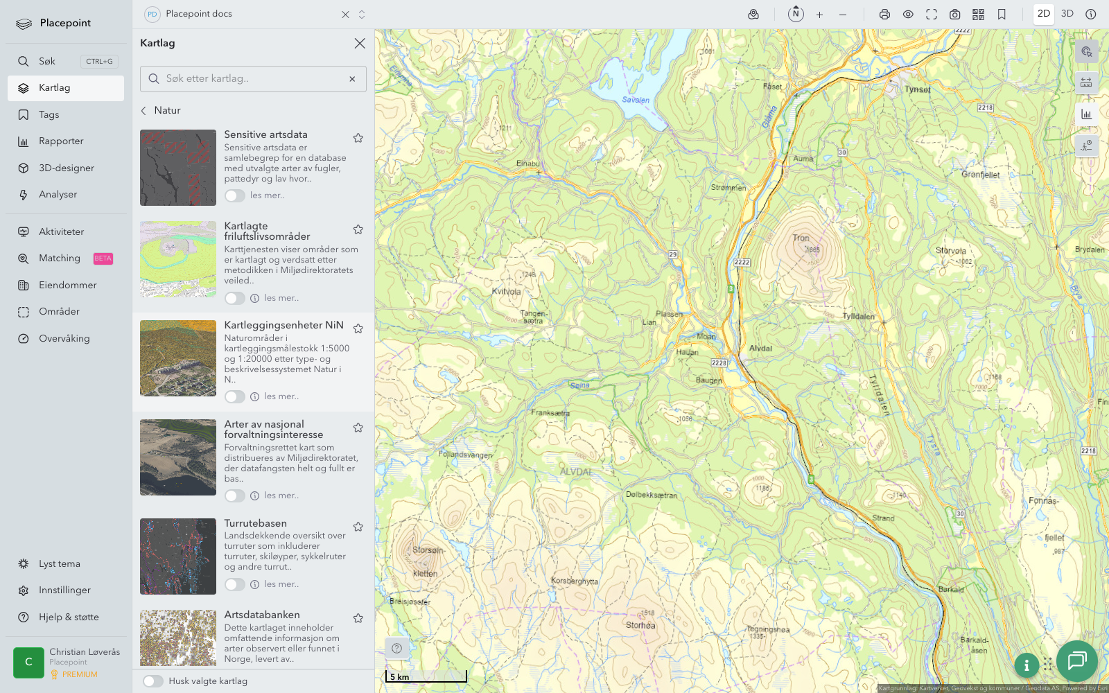 Alvdal - artsdatabanken