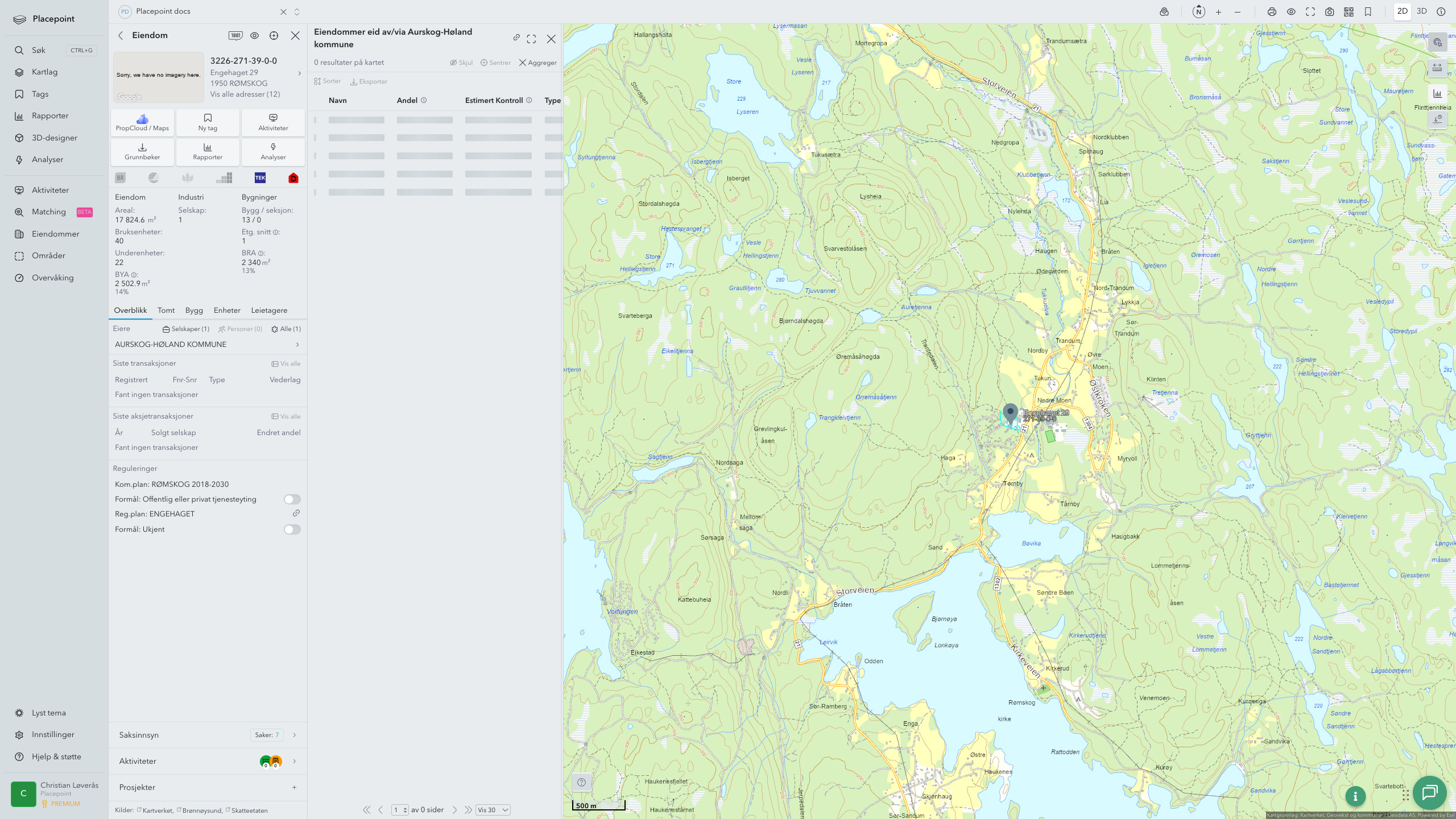 Aurskog-Høland - en eiendom med eier-panel