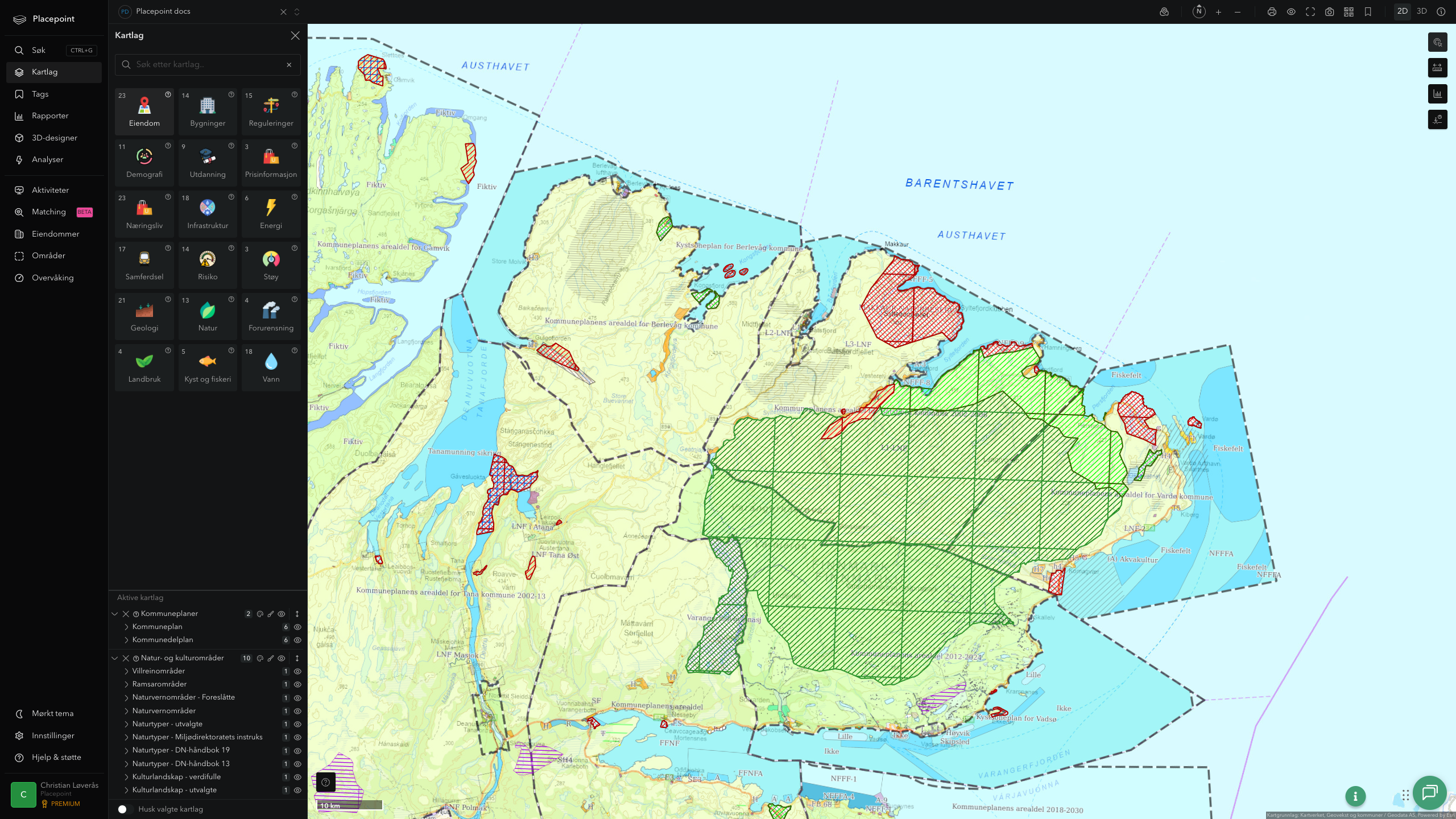 Båtsfjord - kommuneplaner og kulturområder
