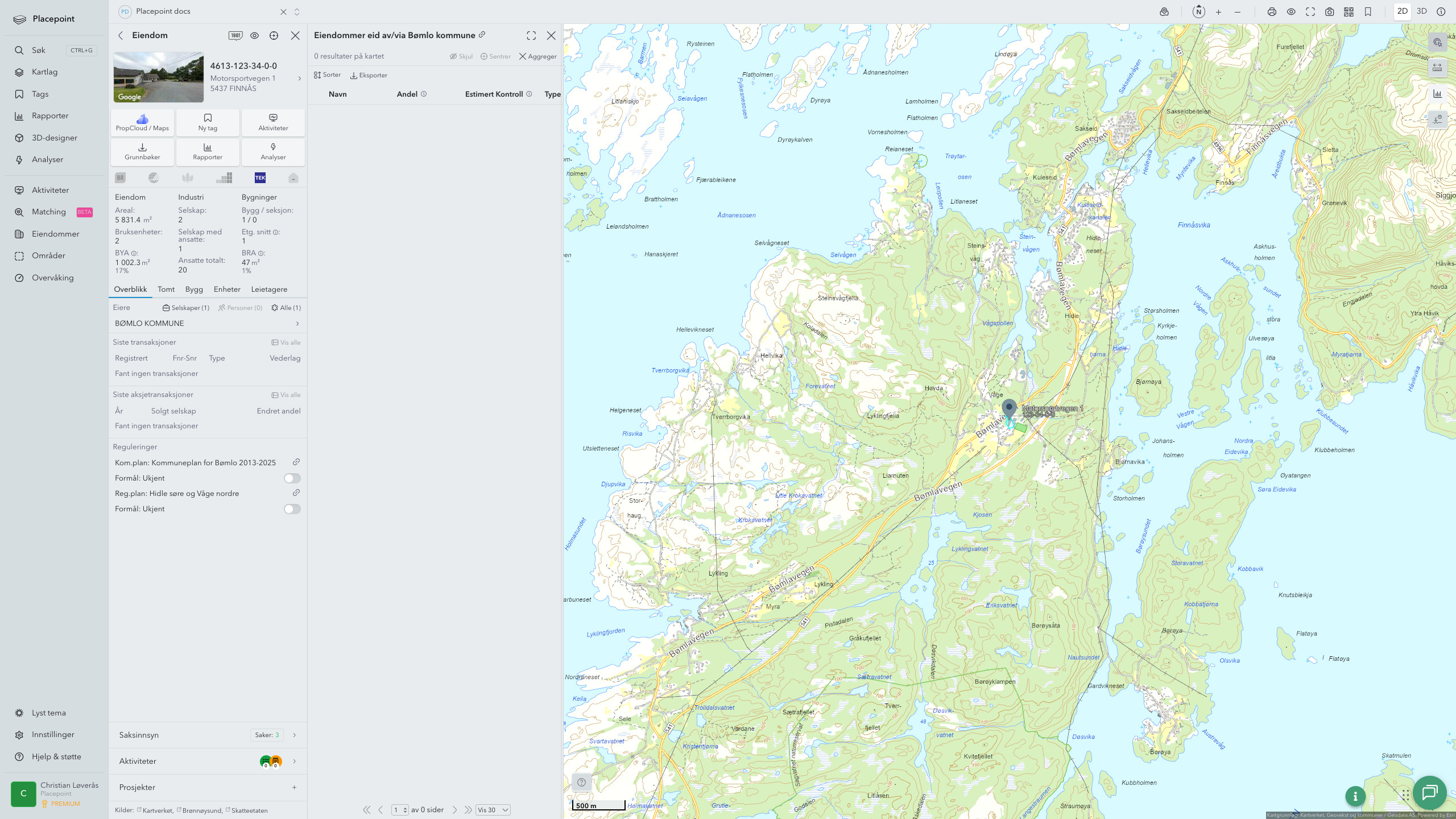 Bømlo - en eiendom med eier-panel