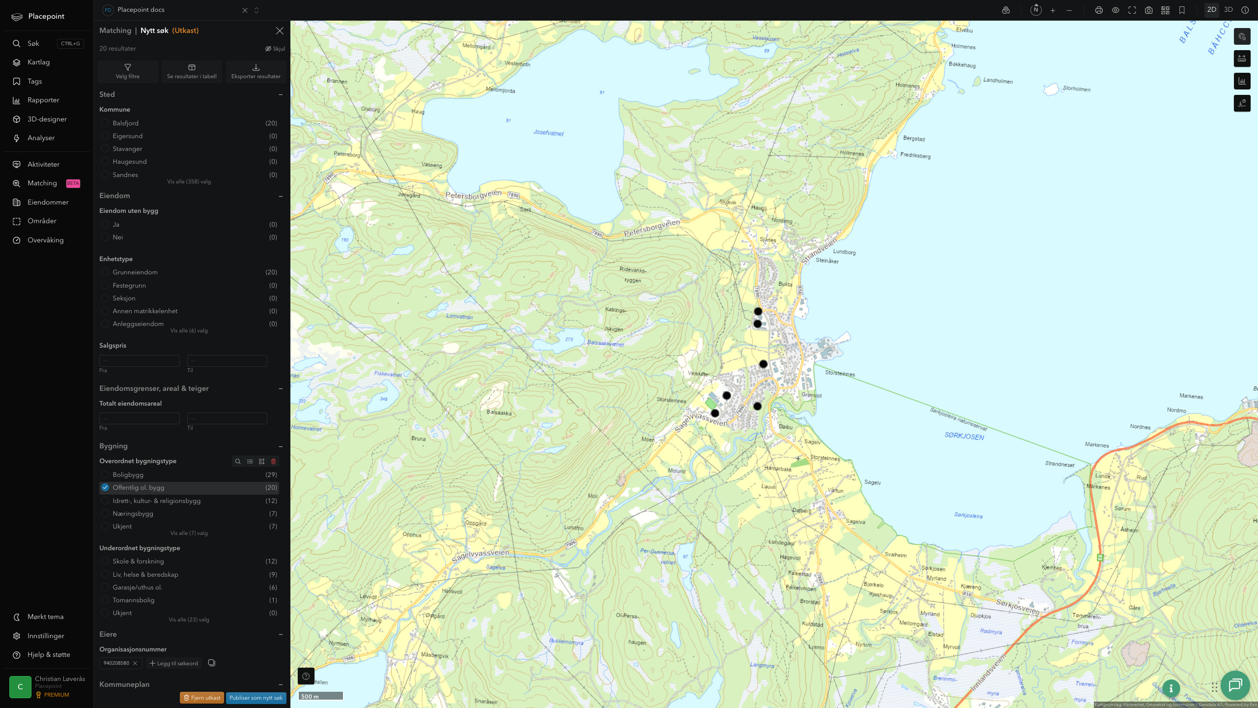 Balsfjord - offentlige bygg, sentrumsnært