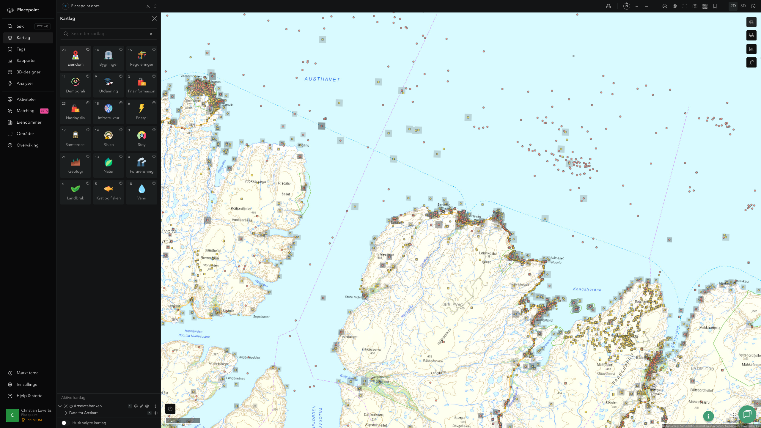 Berlevåg - artsdatabanken