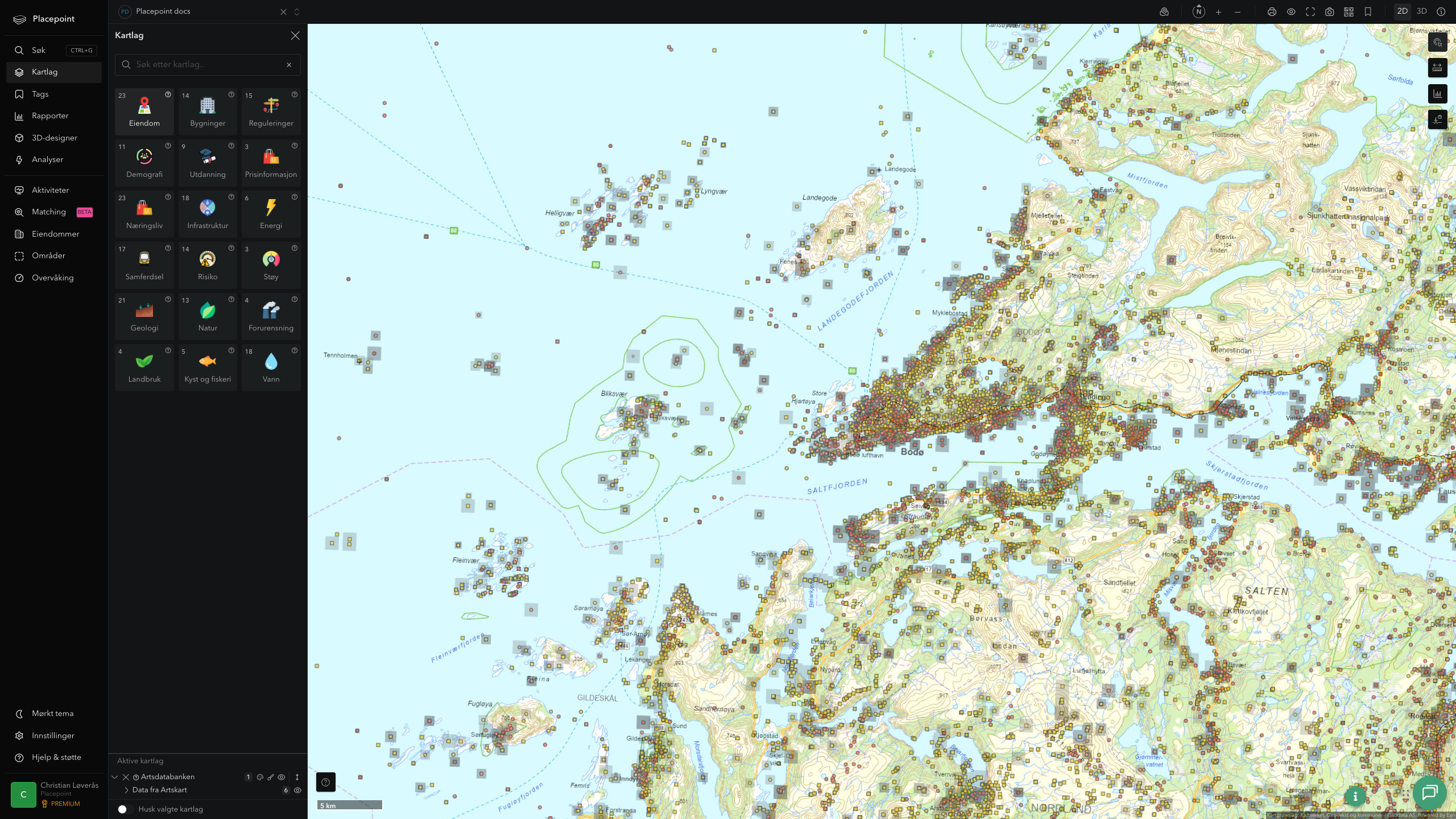 Bodø - artsdatabanken