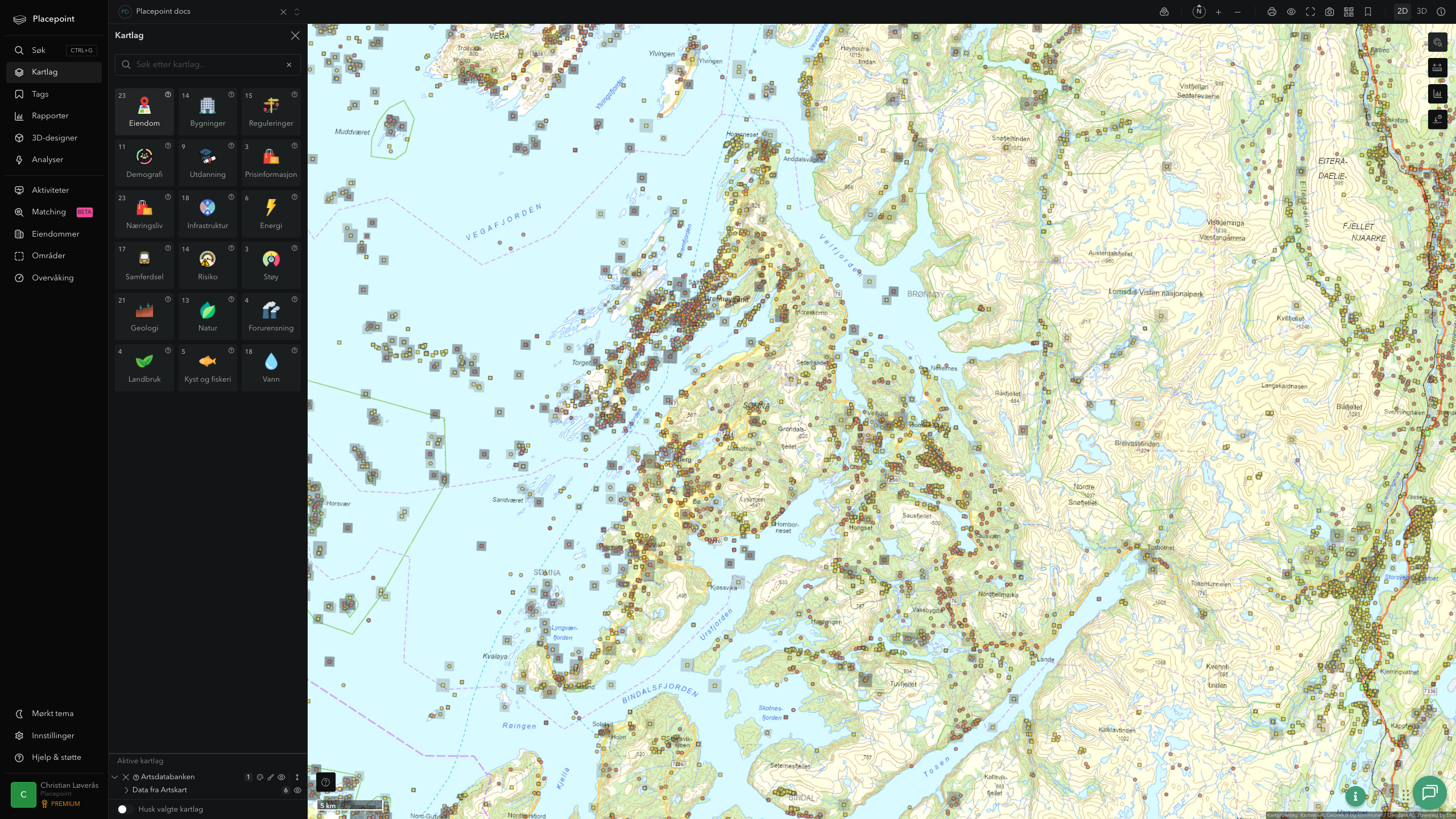 Brønnøy - artsdatabanken