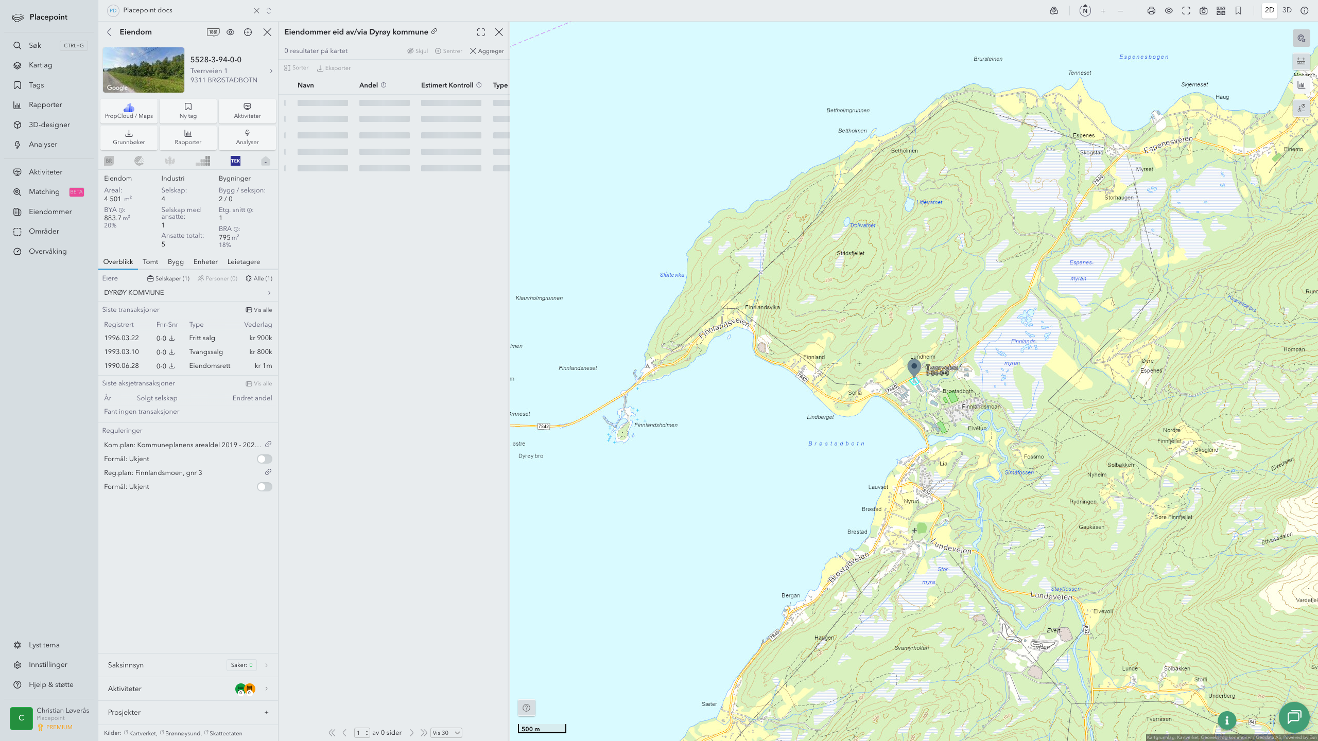 Dyrøy - en eiendom med eier-panel