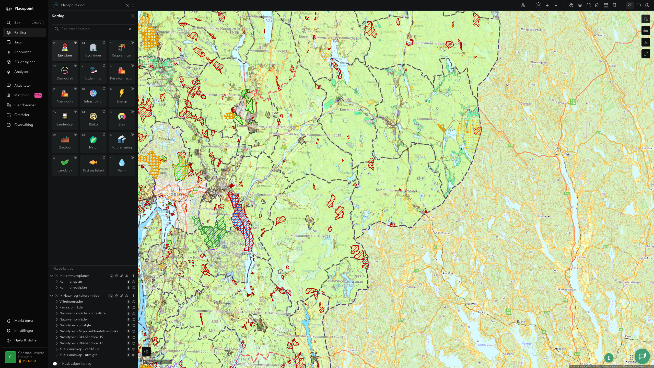 Eidskog - kommuneplaner og kulturområder