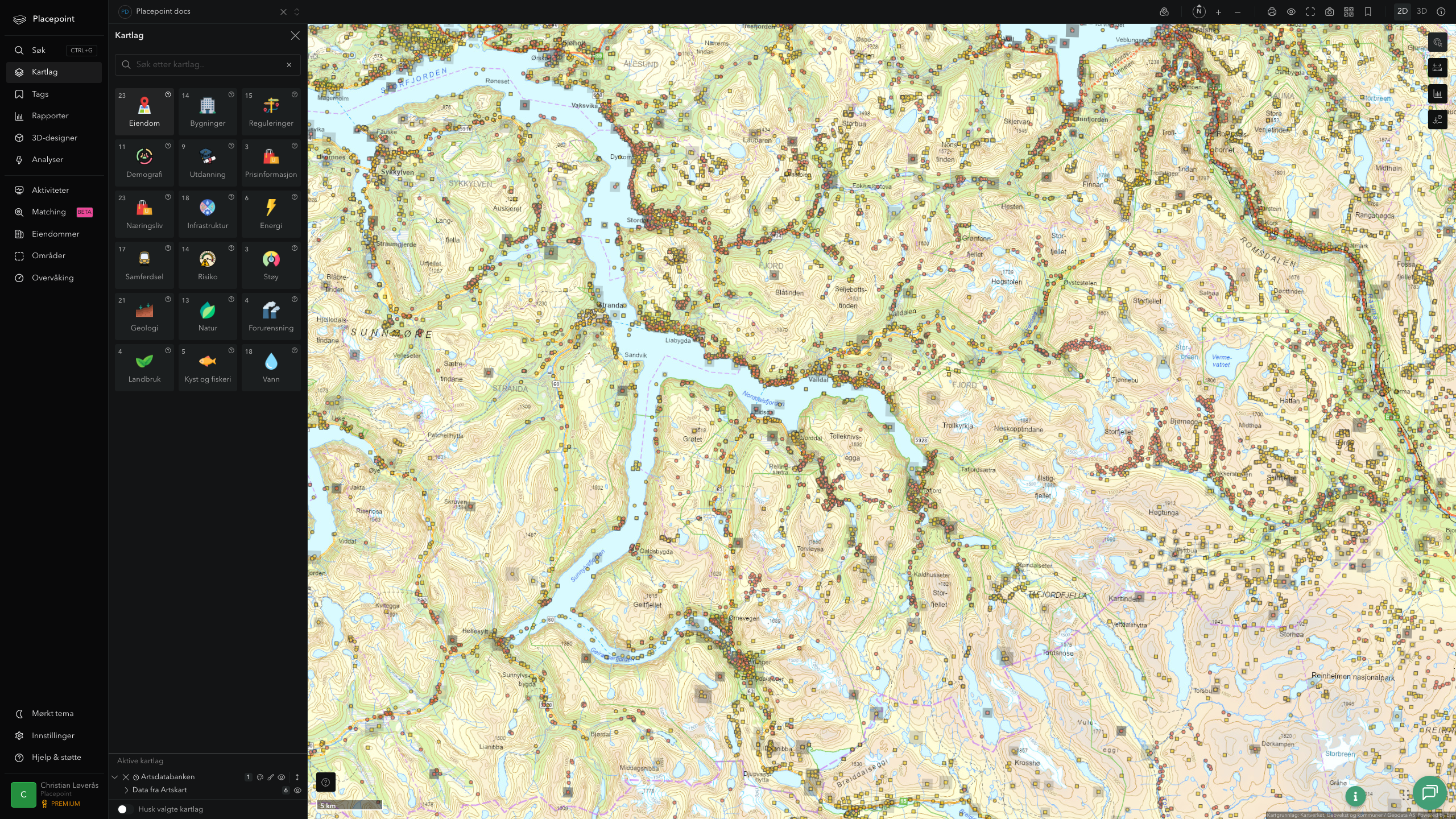 Fjord - artsdatabanken
