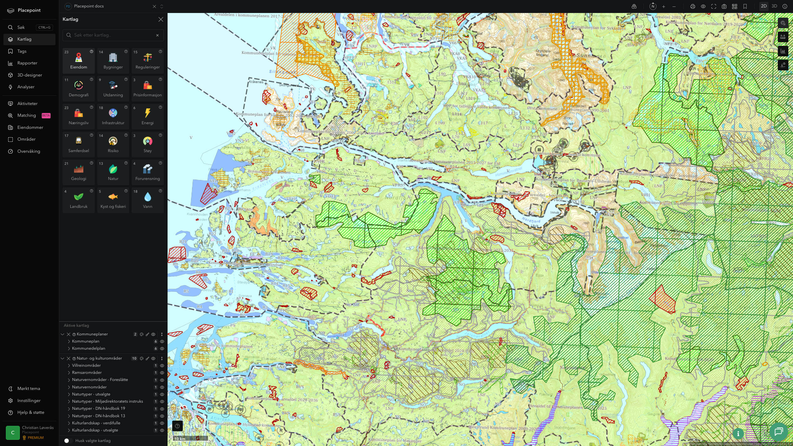 Gloppen - kommuneplaner og kulturområder