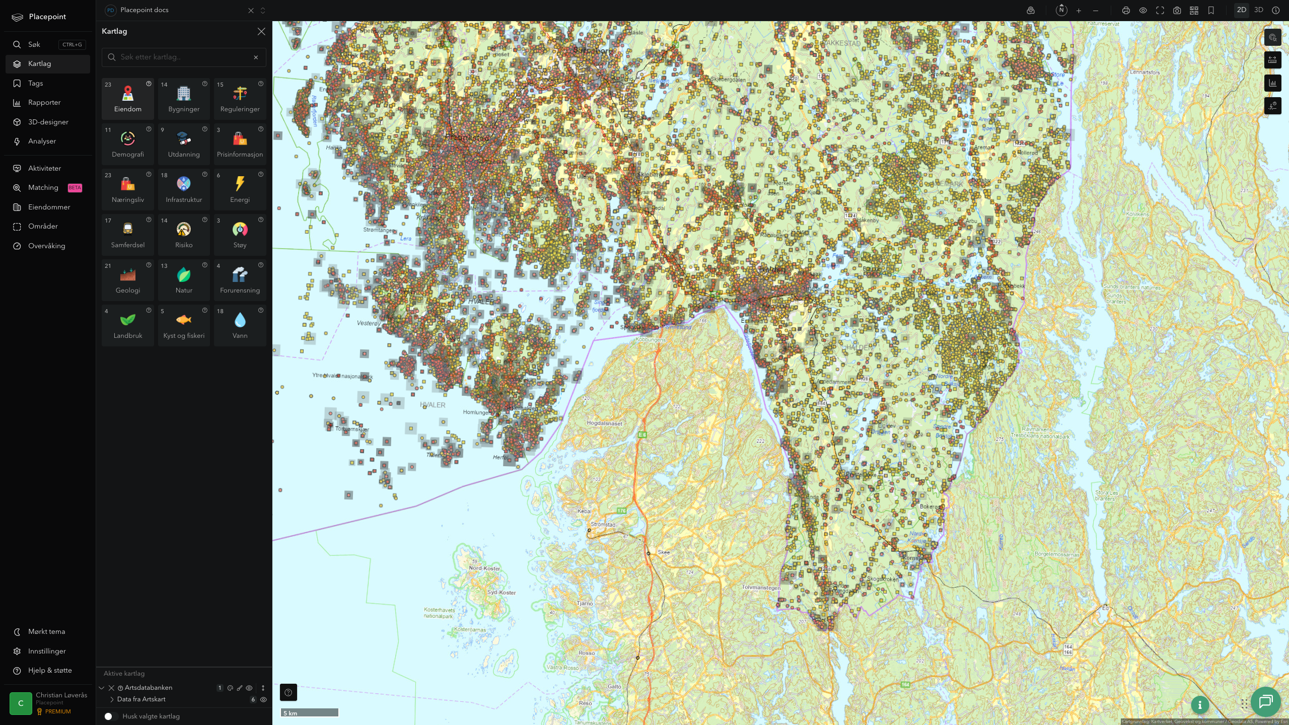 Halden - artsdatabanken