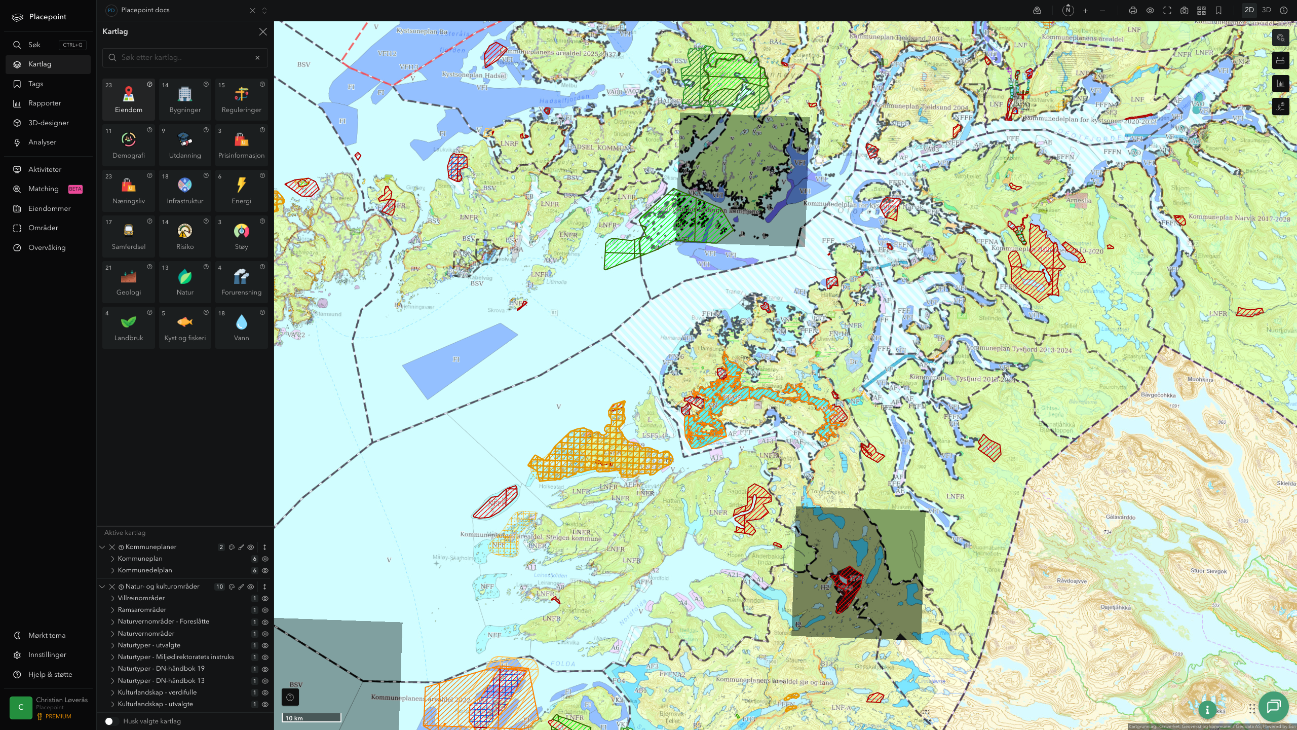 Hamarøy - kommuneplaner og kulturområder