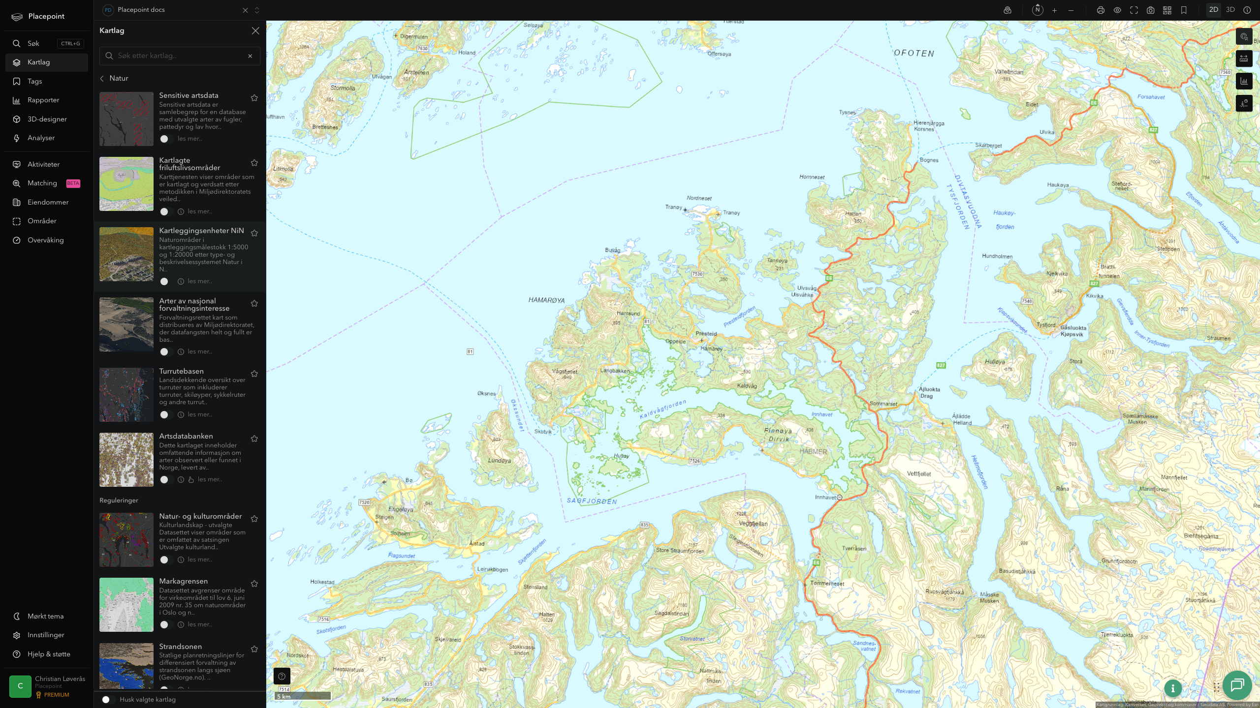 Hamarøy - artsdatabanken