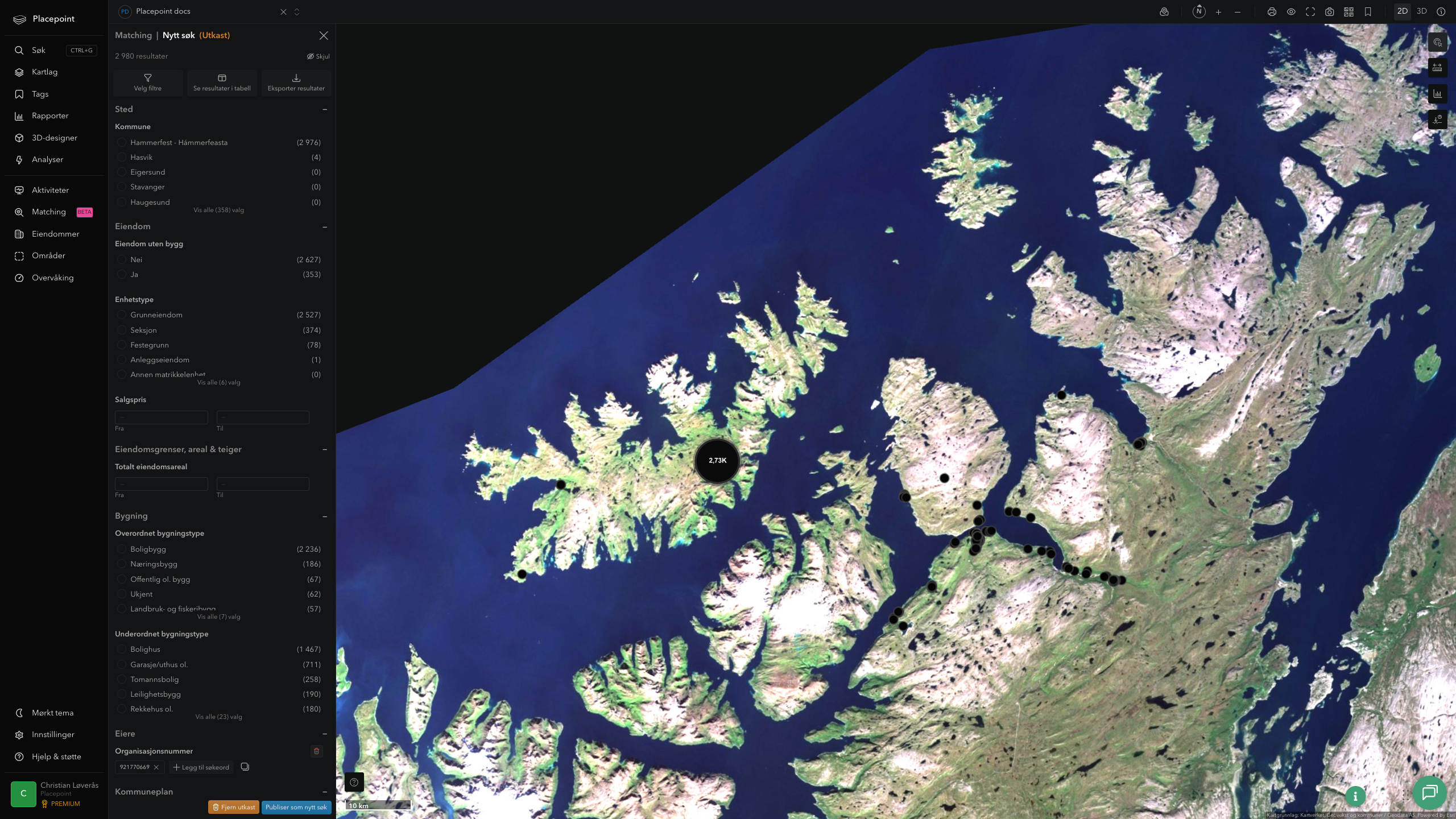 Matching-resultat for Hammerfest kommune