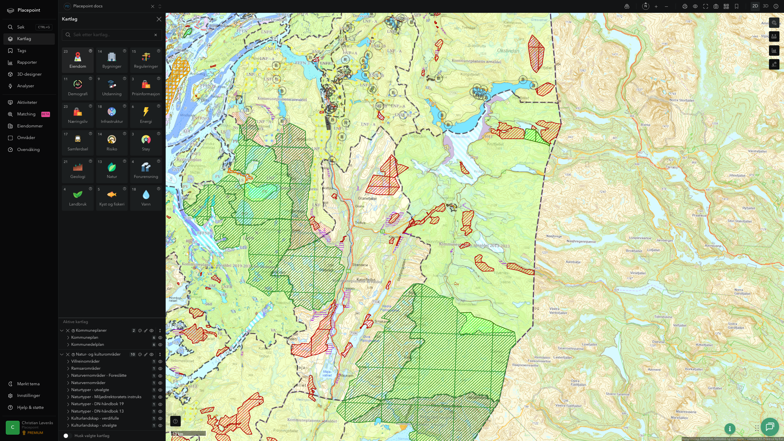 Hattfjelldal - kommuneplaner og kulturområder