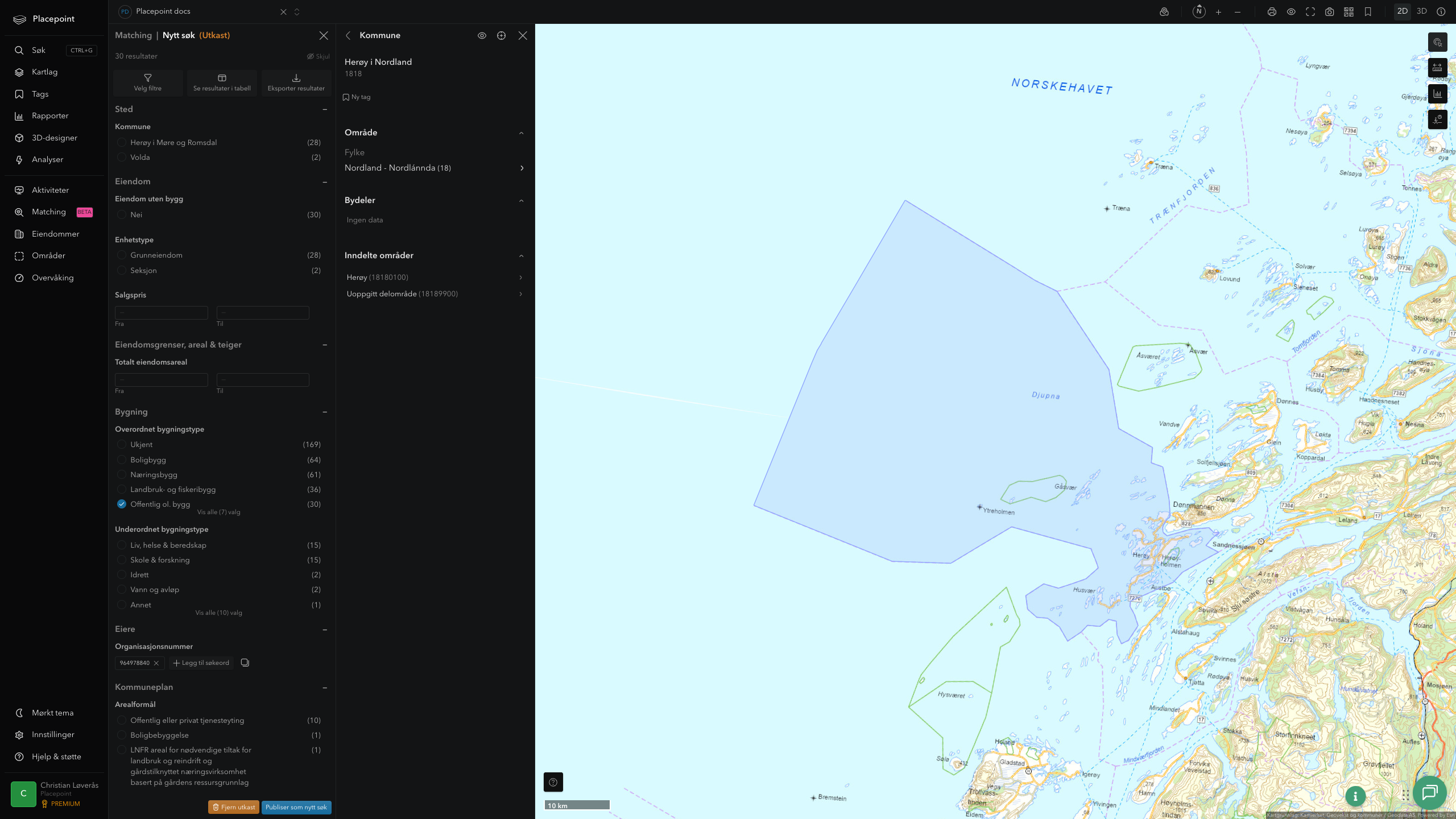 Herøy (Nordland) kommune i Placepoint