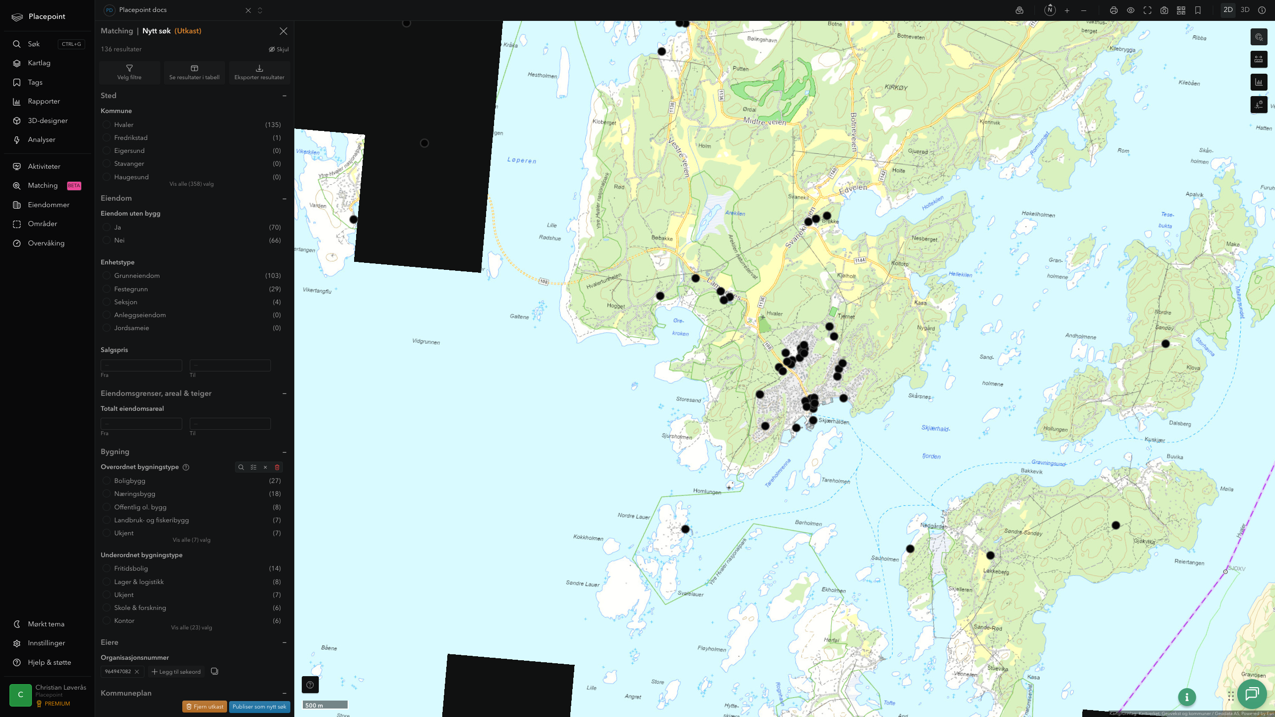 Hvaler - offentlige bygg, sentrumsnært