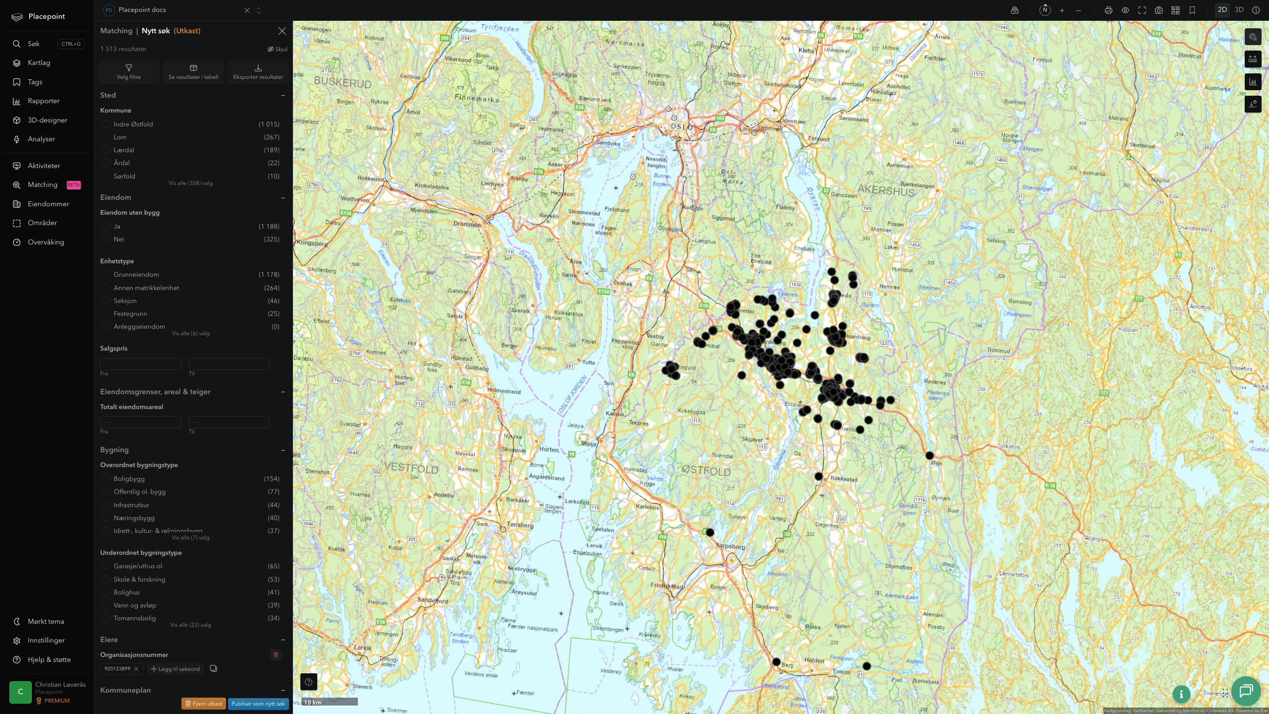Matching-resultat for Indre Østfold kommune