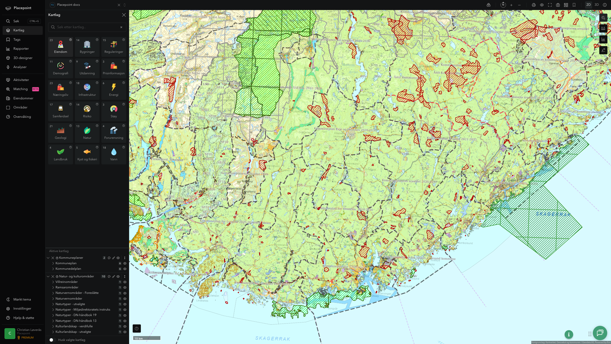 Iveland - kommuneplaner og kulturområder