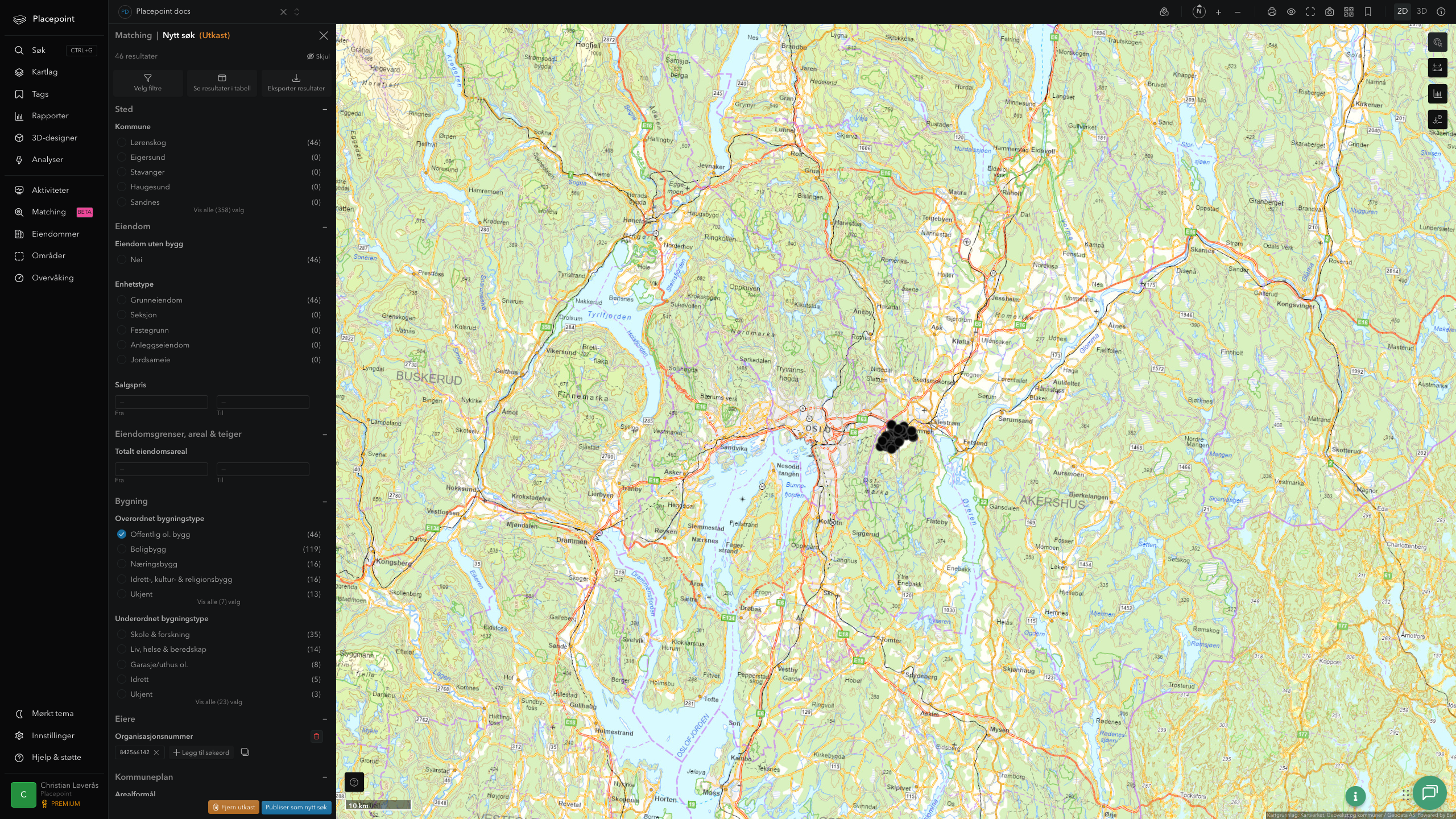 Matching-resultat for Lørenskog kommune