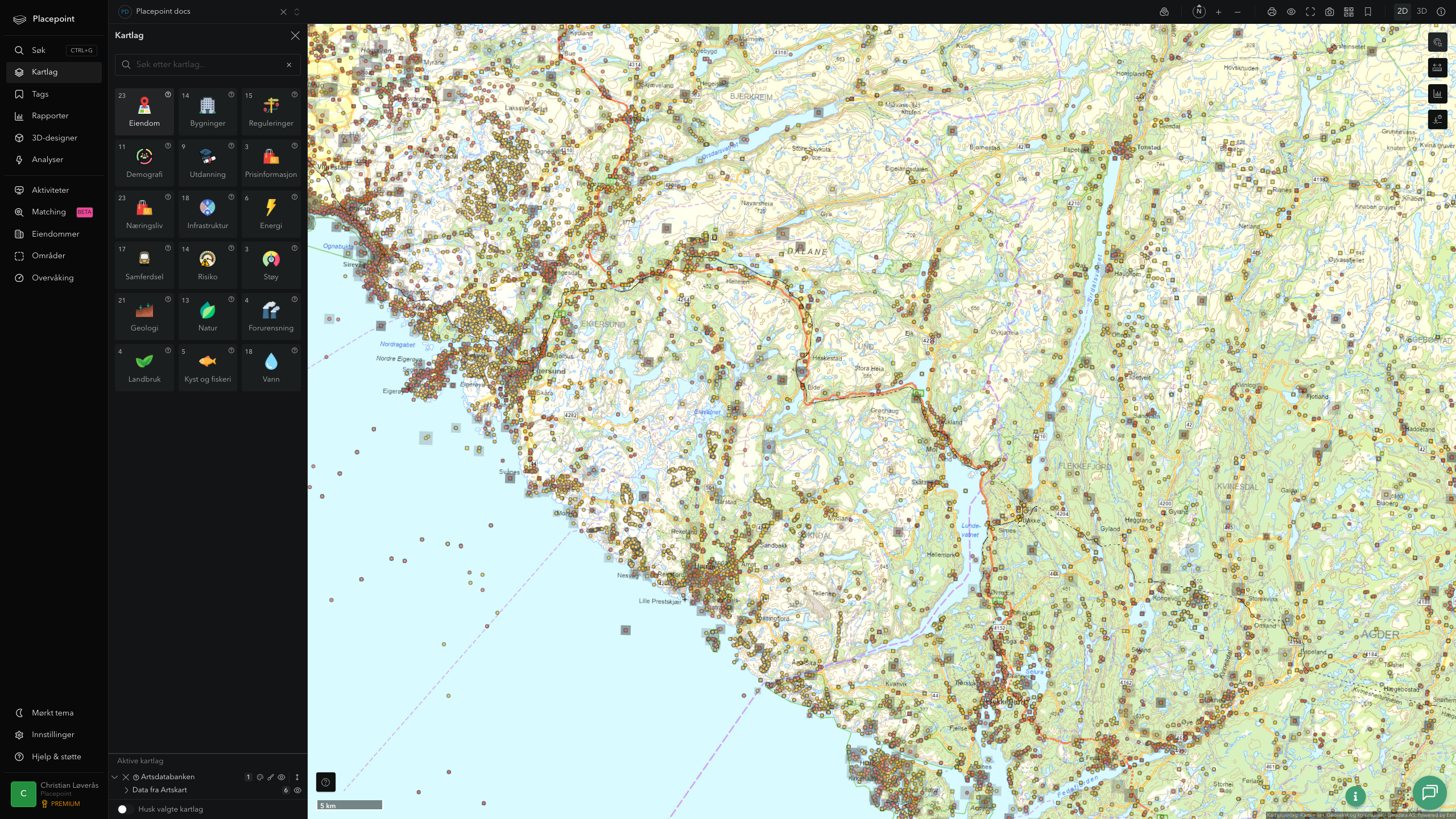 Lund - artsdatabanken