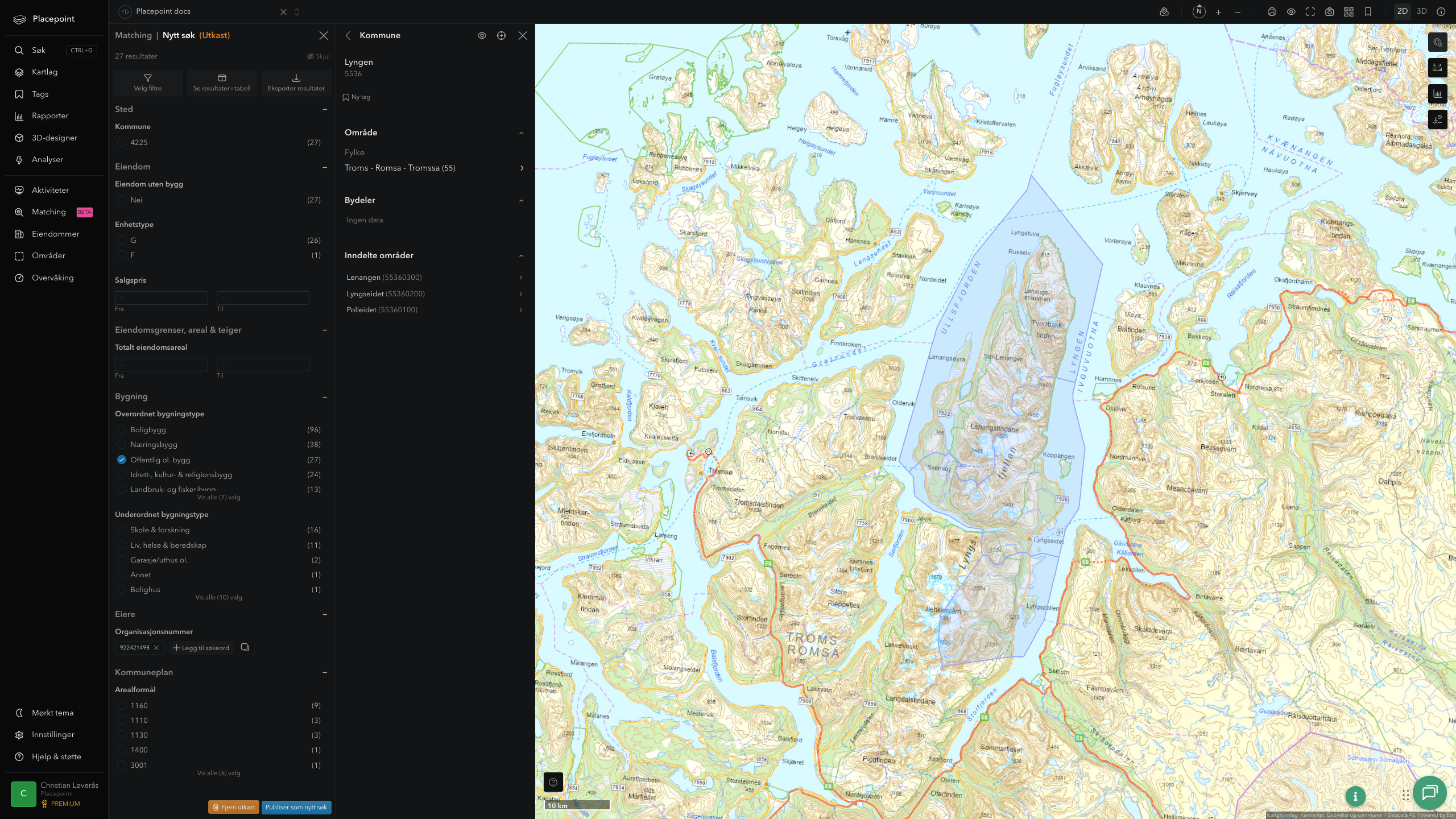 Lyngen kommune i Placepoint