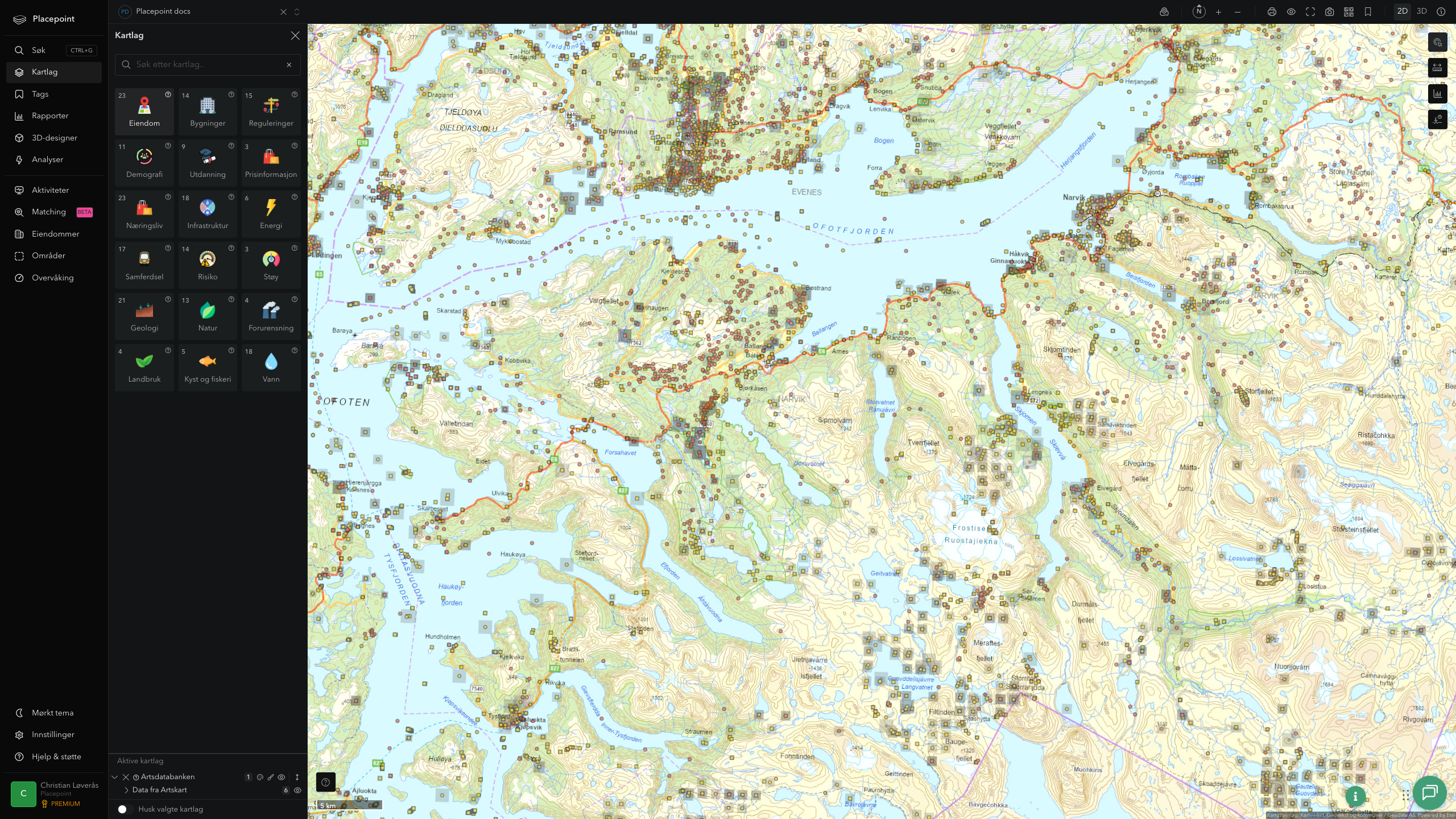 Narvik - artsdatabanken