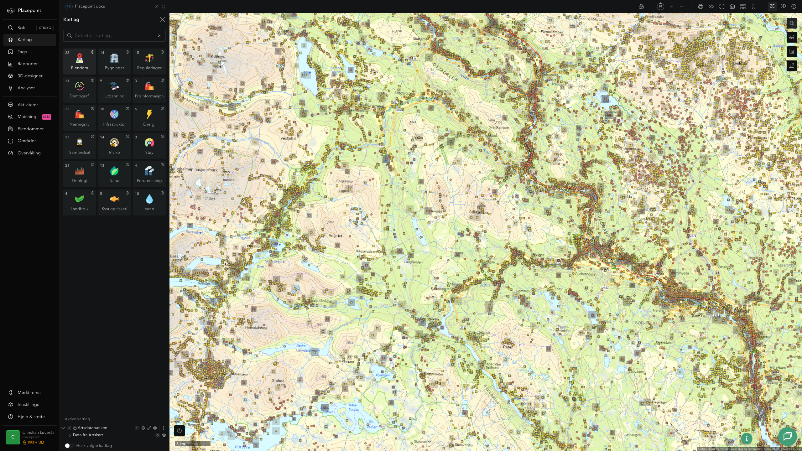 Nord-Fron - artsdatabanken