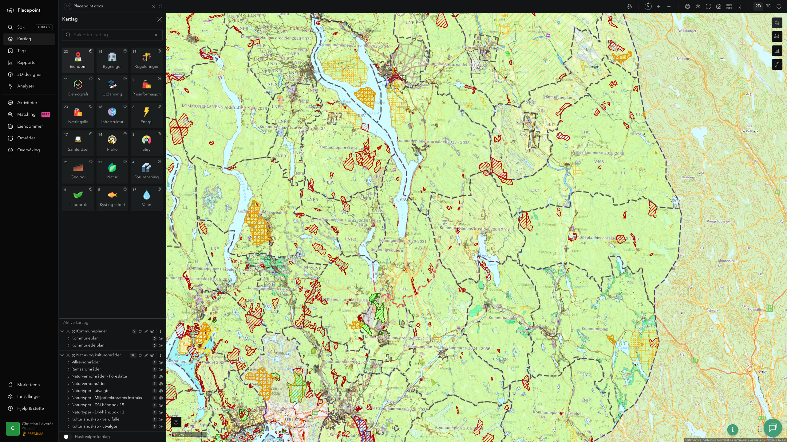 Nord-Odal - kommuneplaner og kulturområder
