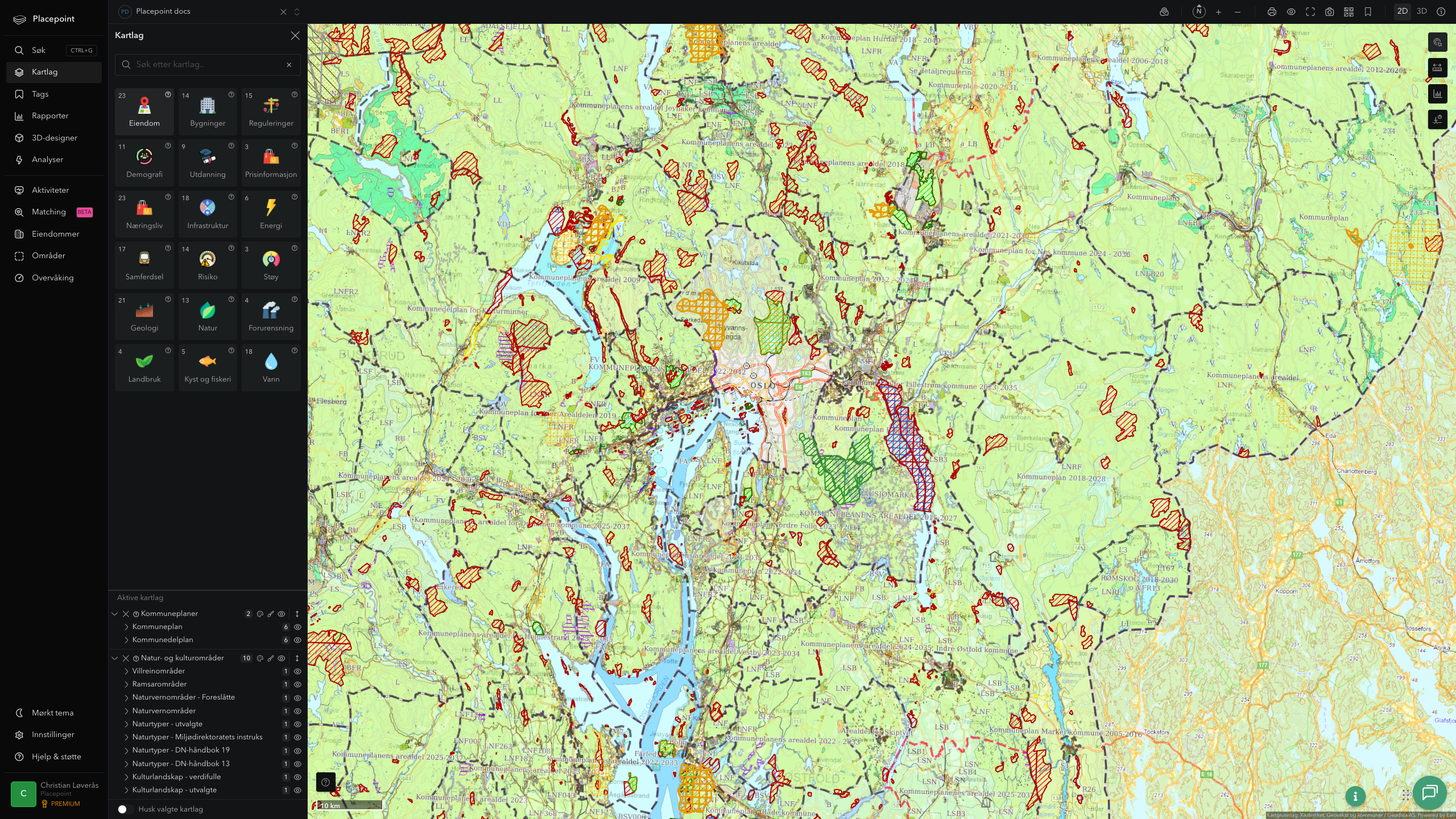 Rælingen - kommuneplaner og kulturområder