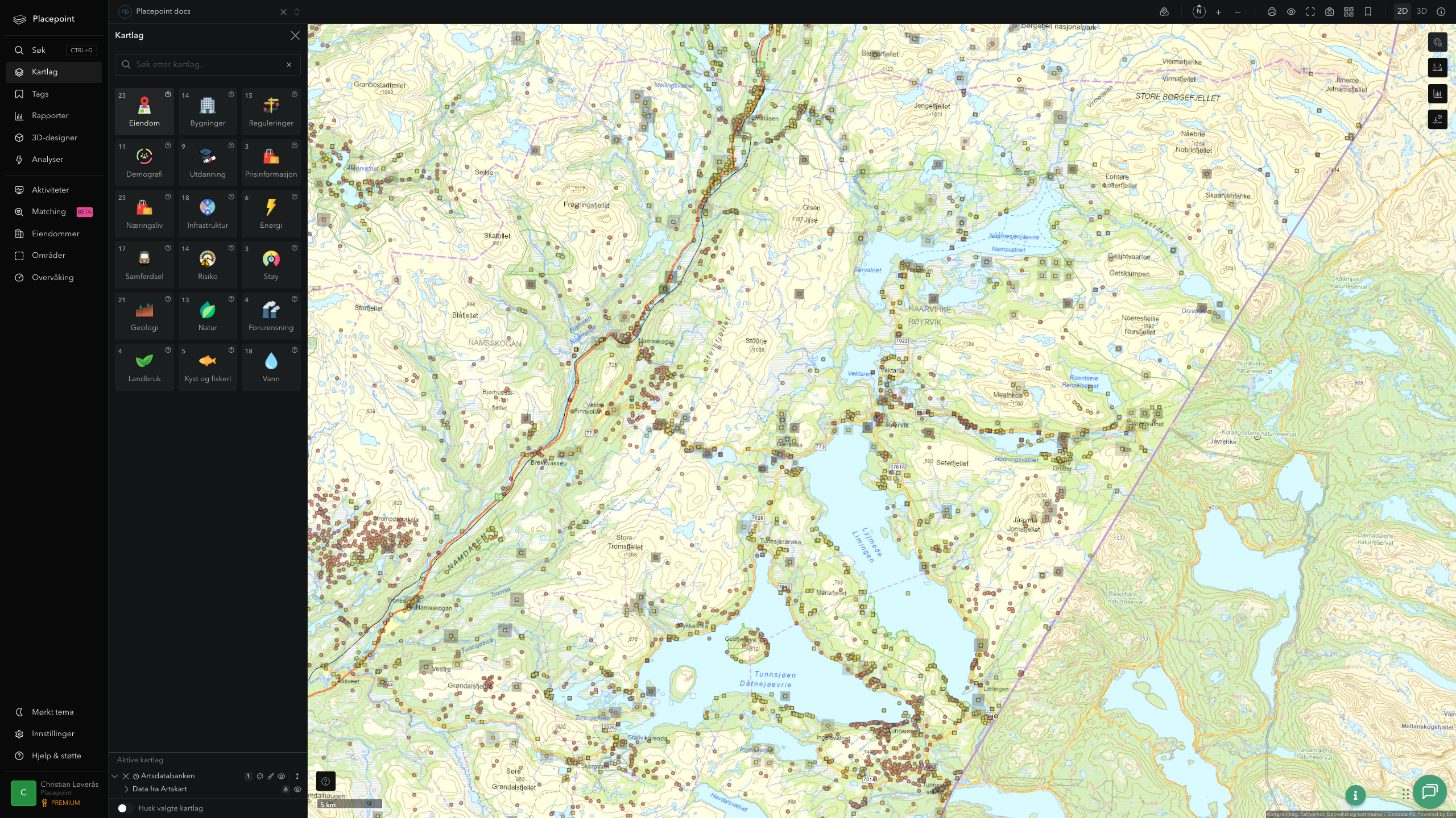 Røyrvik - artsdatabanken