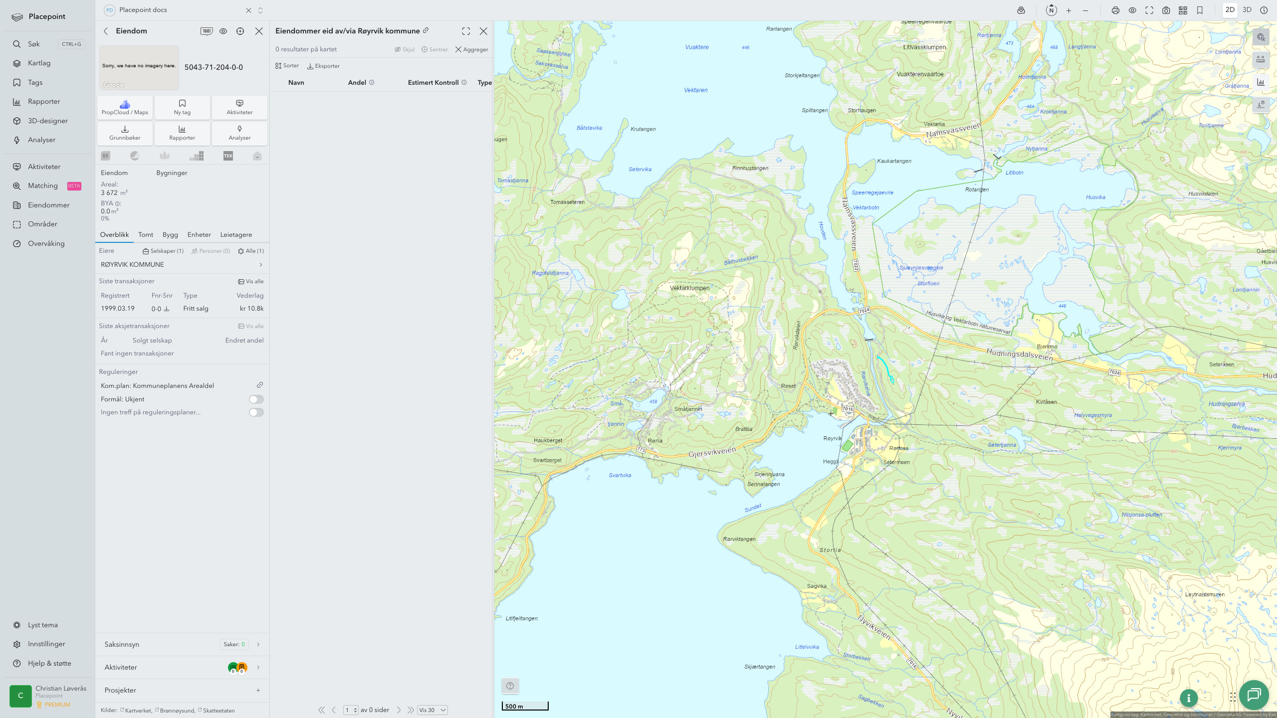 Røyrvik - en eiendom med eier-panel