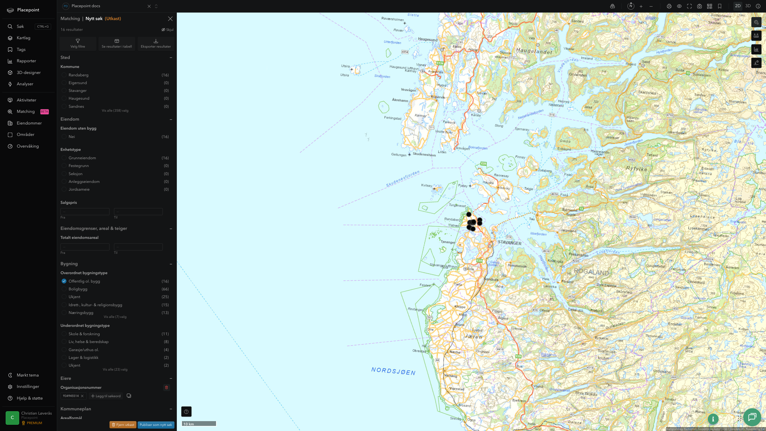 Matching-resultat for Randaberg kommune