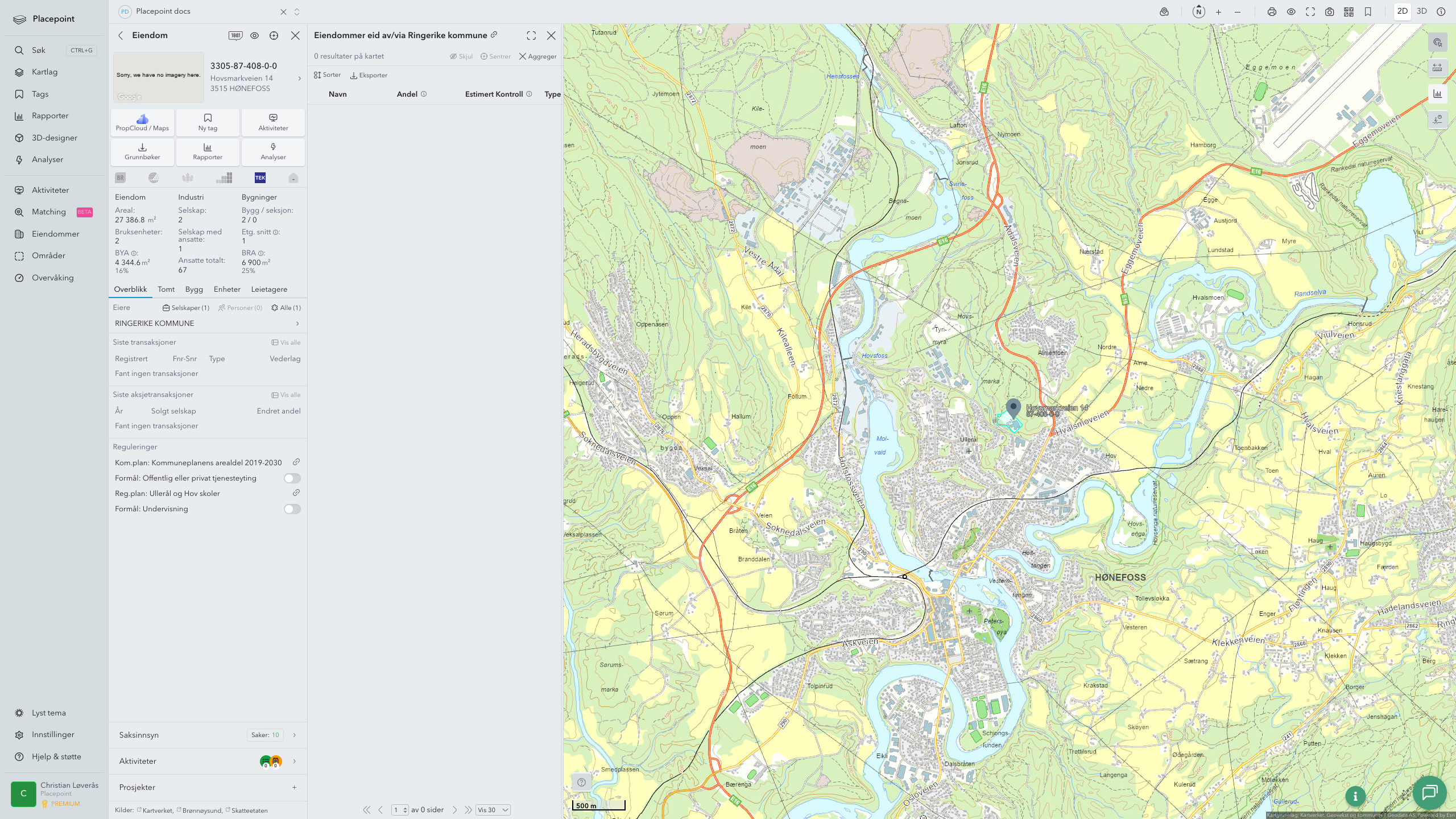 Ringerike - en eiendom med eier-panel