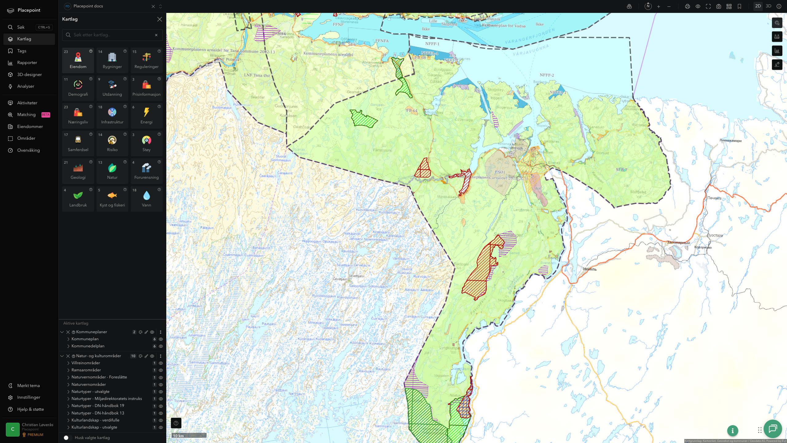 Sør-Varanger - kommuneplaner og kulturområder