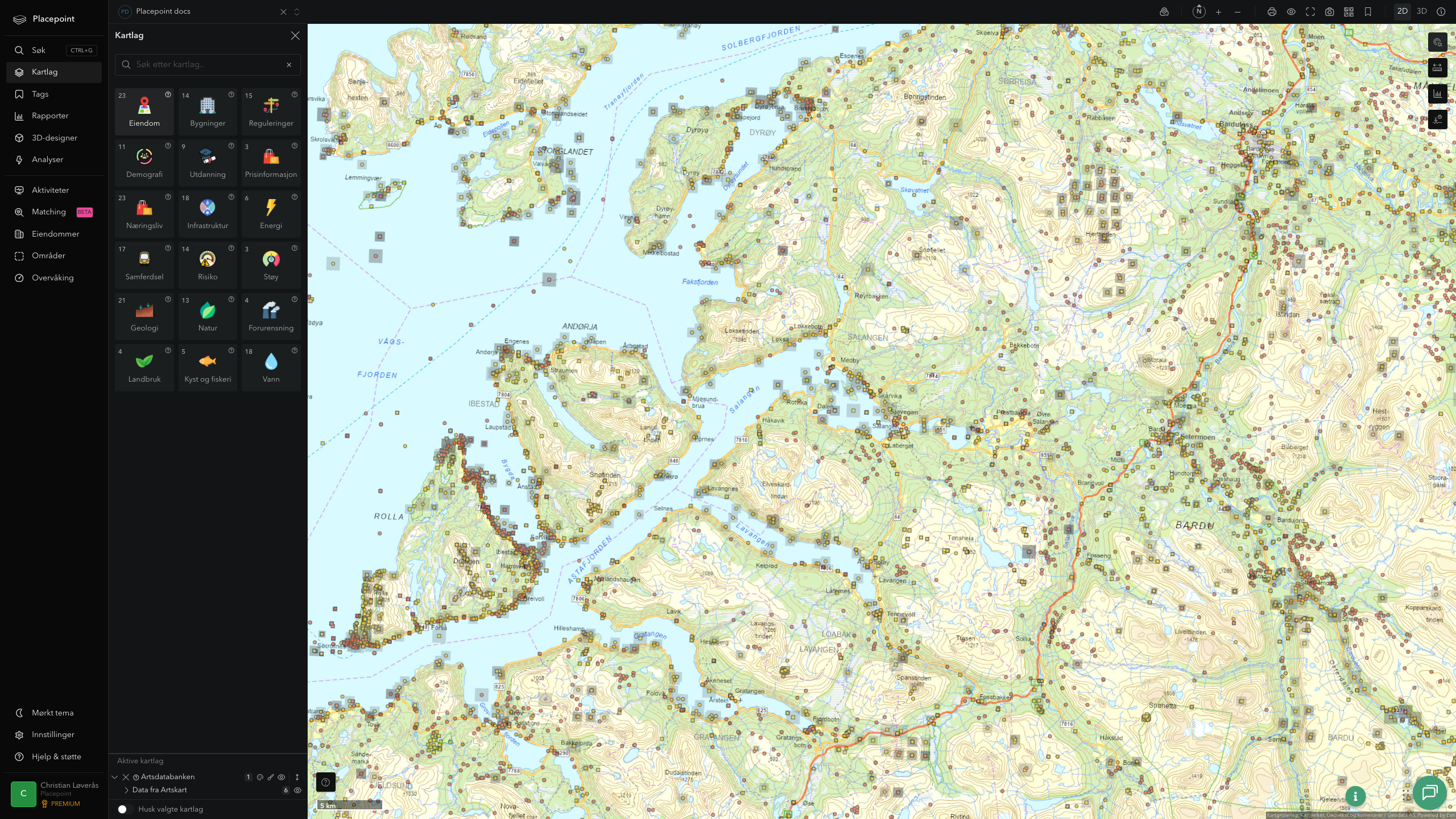Salangen - artsdatabanken