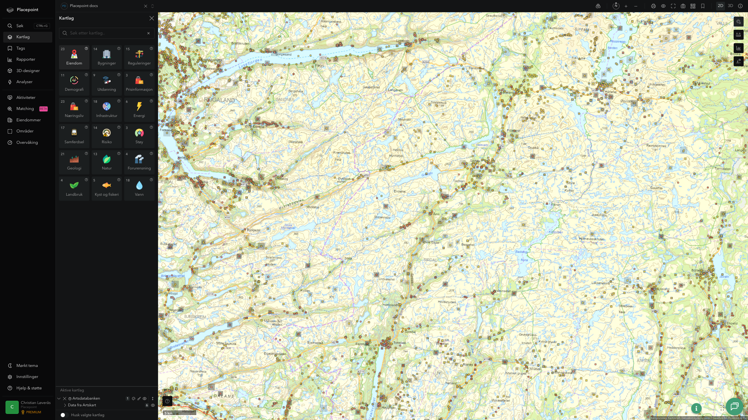 Sirdal - artsdatabanken