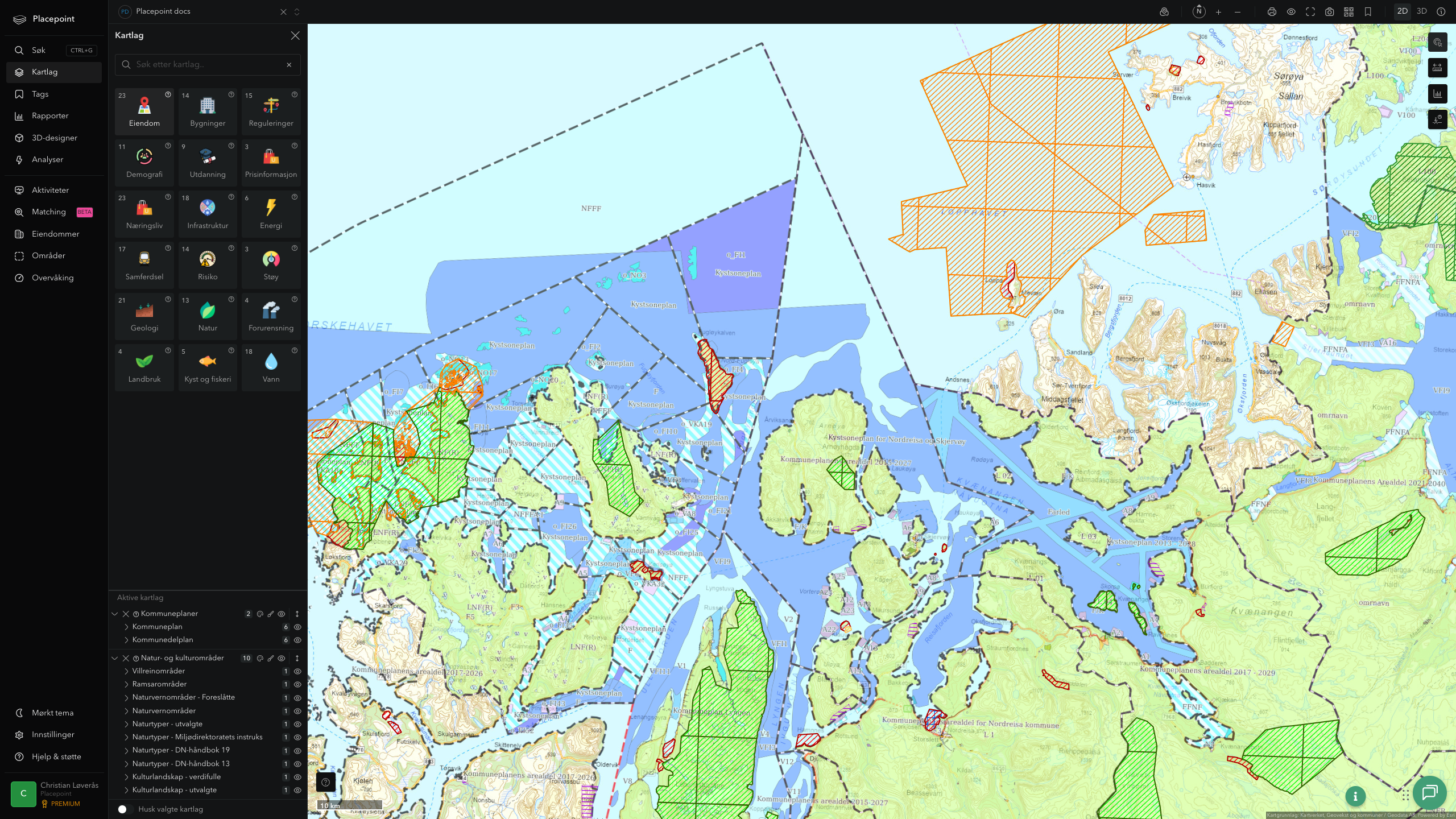 Skjervøy - kommuneplaner og kulturområder