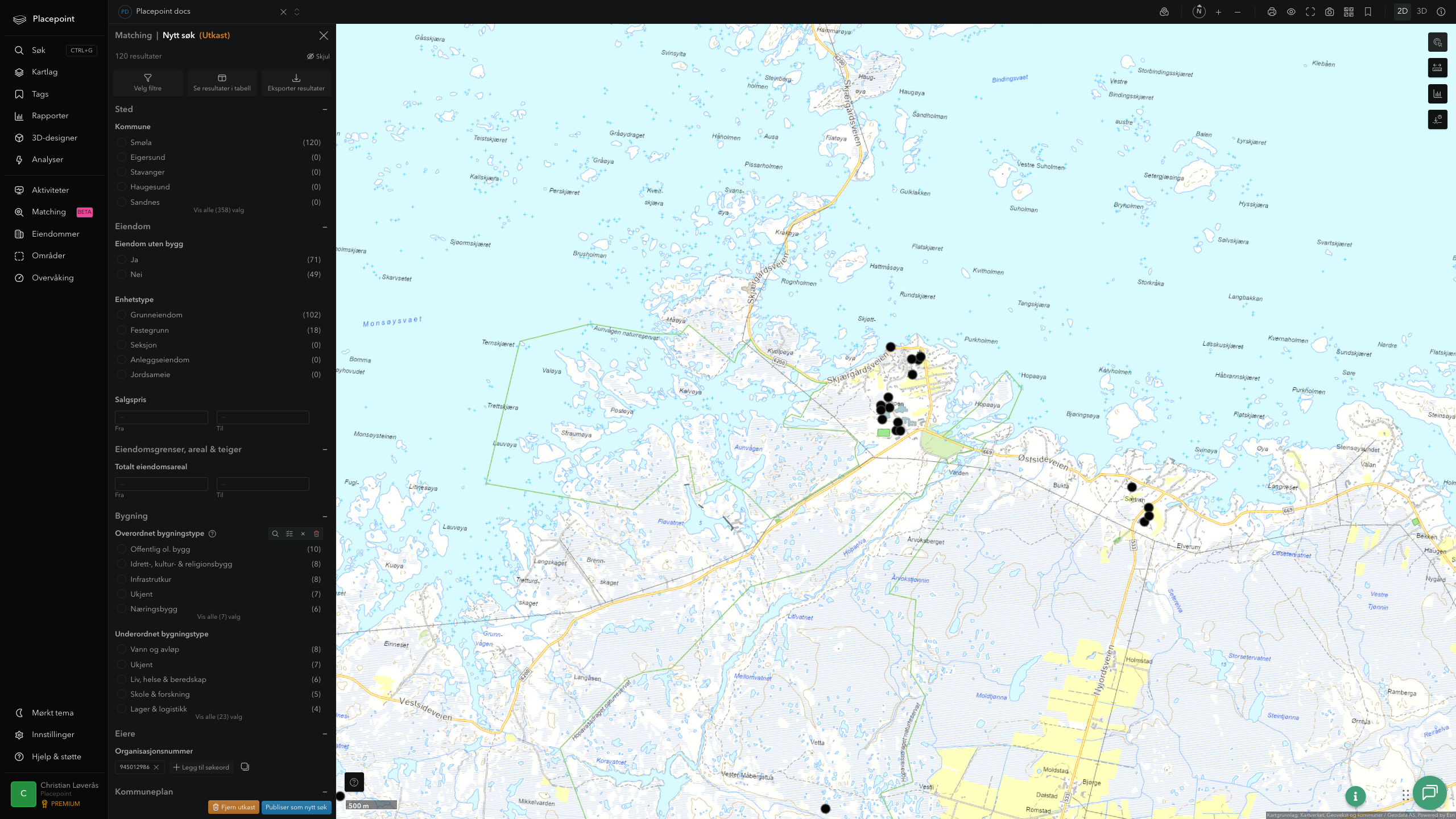 Smøla - offentlige bygg, sentrumsnært
