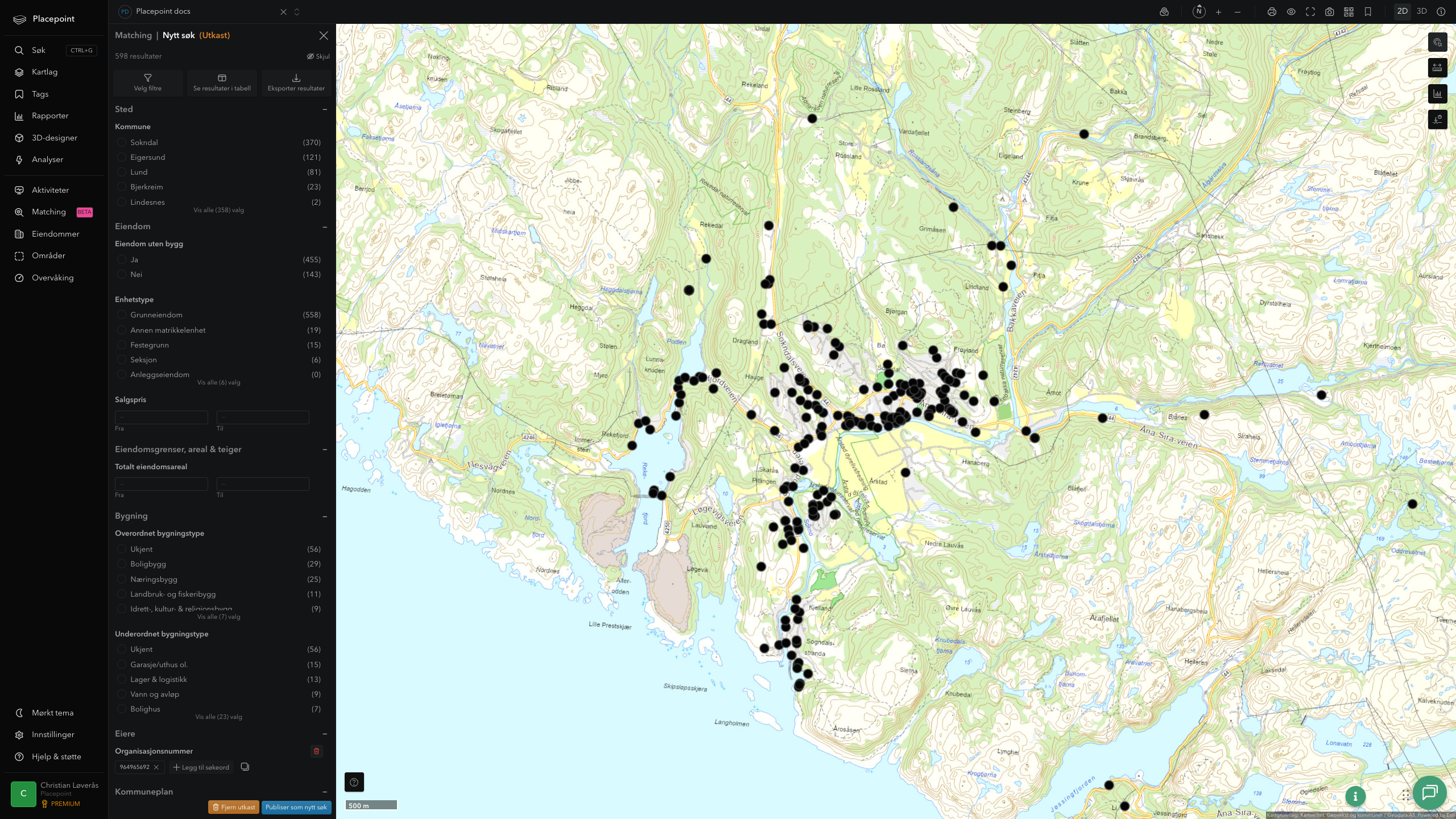Sokndal - offentlige bygg, sentrumsnært